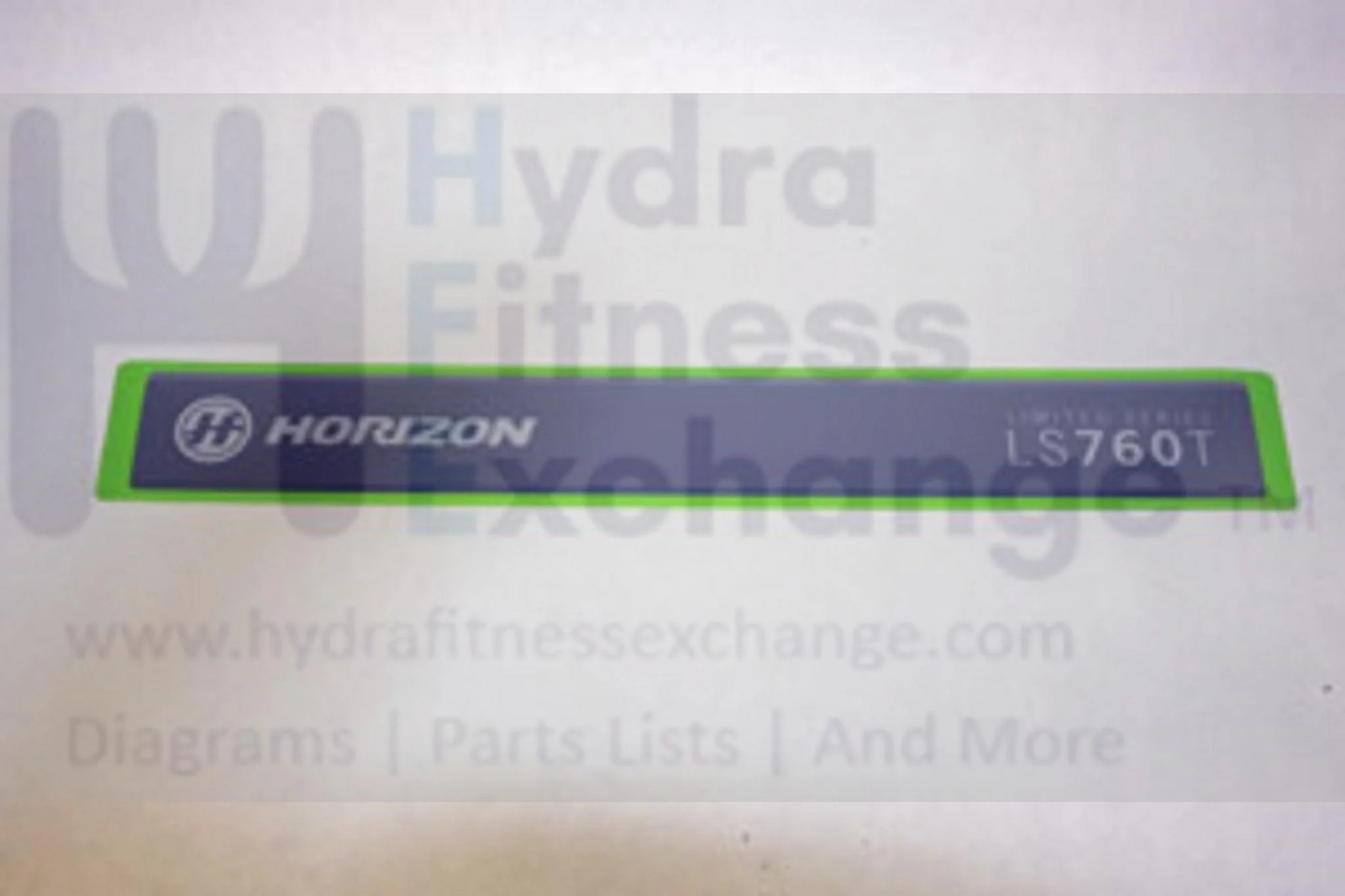 Horizon Fitness TM301 Treadmill Motor Cover Decal 079629 - Image 2