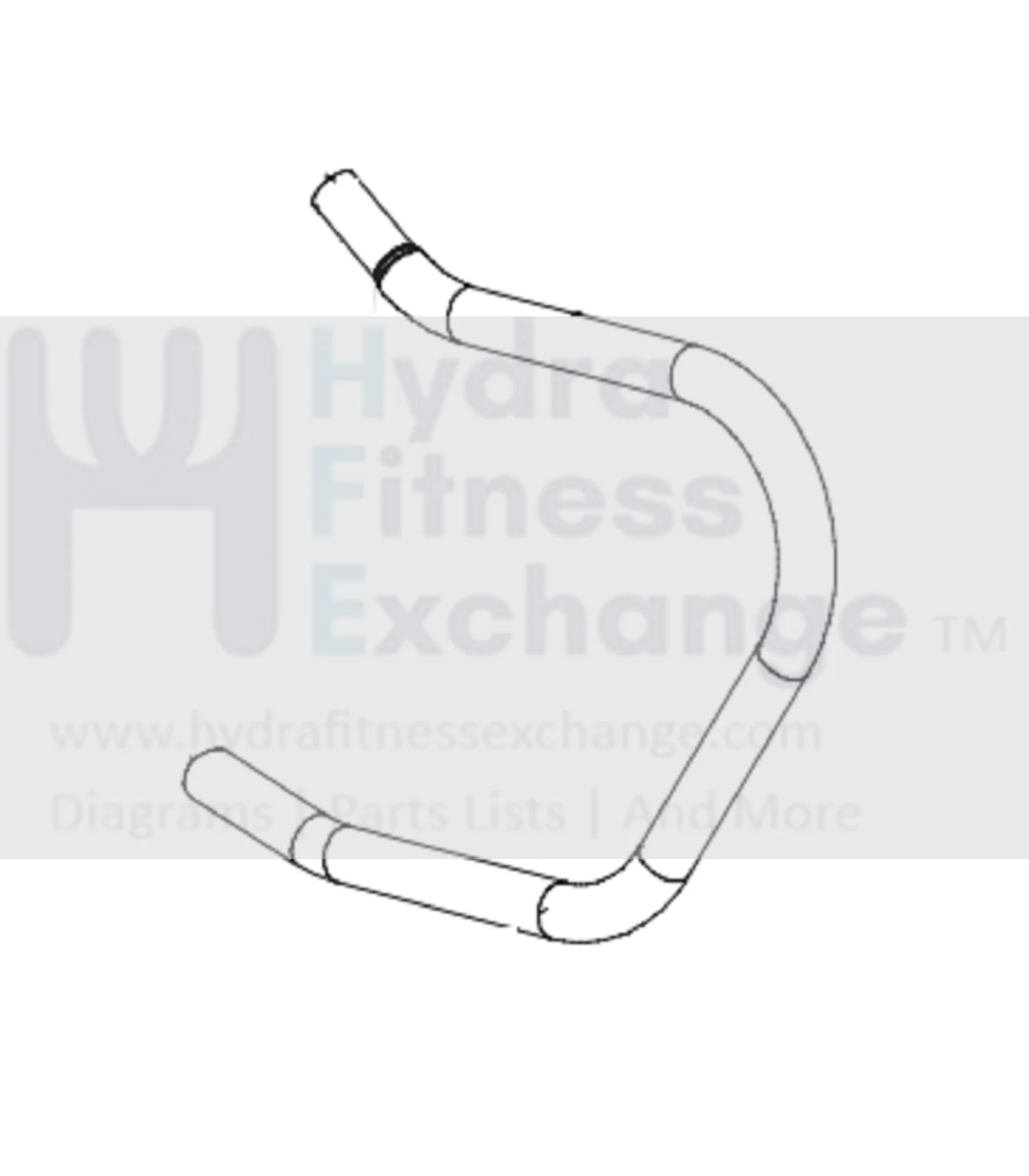 Horizon Fitness TM306F TM306B TM306D TM306C TM306E Treadmill Handlebar Set 082355