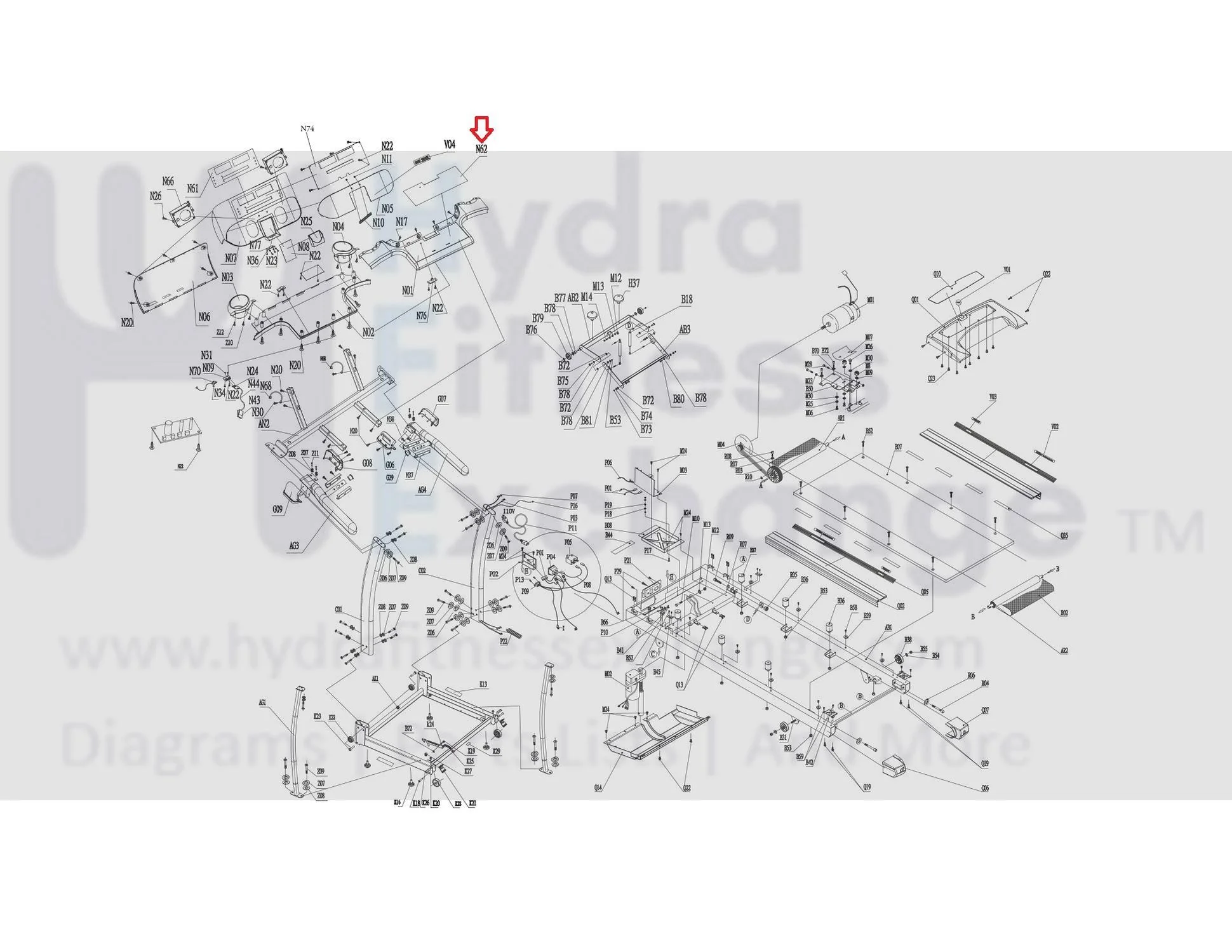 Horizon Fitness TM371 TM371D TM371C TM371B TM372 TM372D TM372C TM372B Treadmill Manipulate Keypad Overlay 1000093262 - Image 3