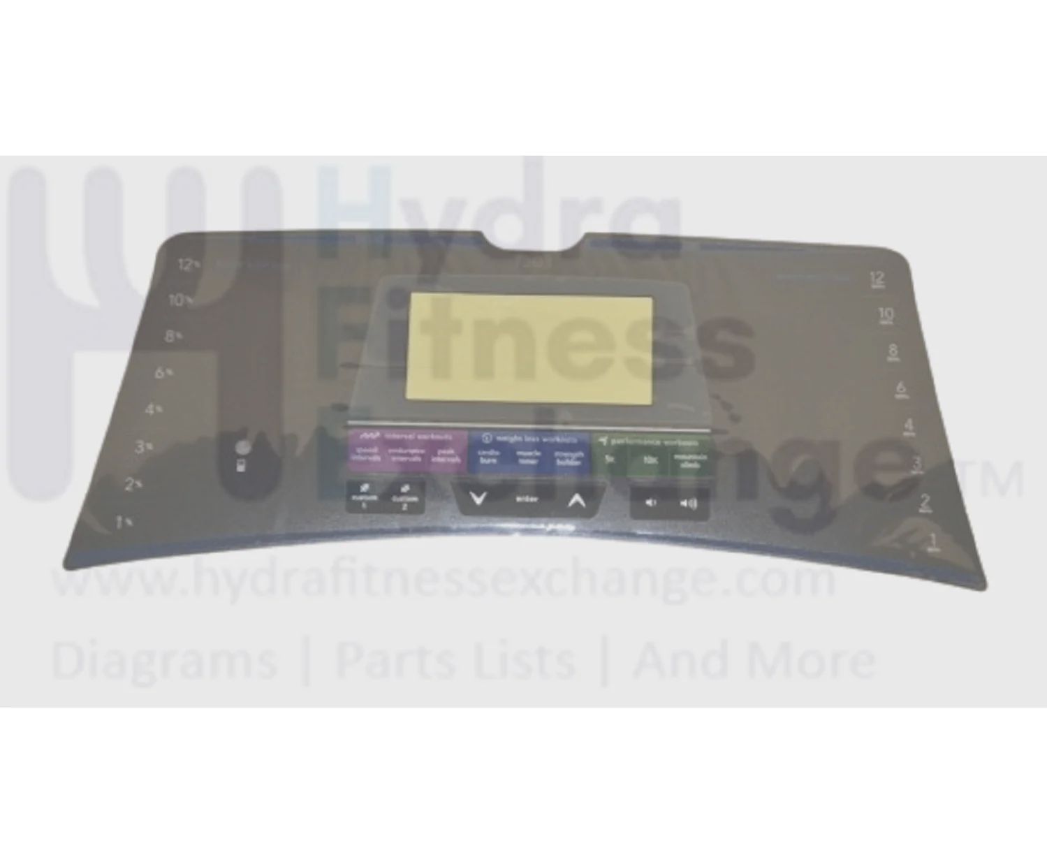 Horizon Fitness TM444 Treadmill Upper Manipulate Overlay English Documentation 1000226147