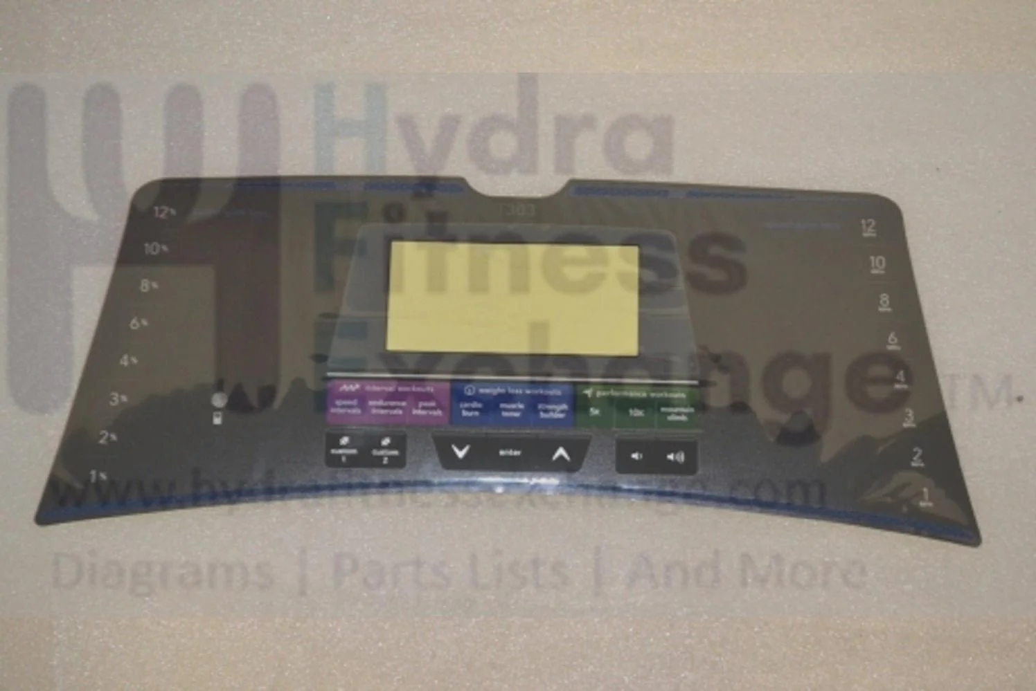 Horizon Fitness TM444 Treadmill Upper Manipulate Overlay English Documentation 1000226147 - Image 2