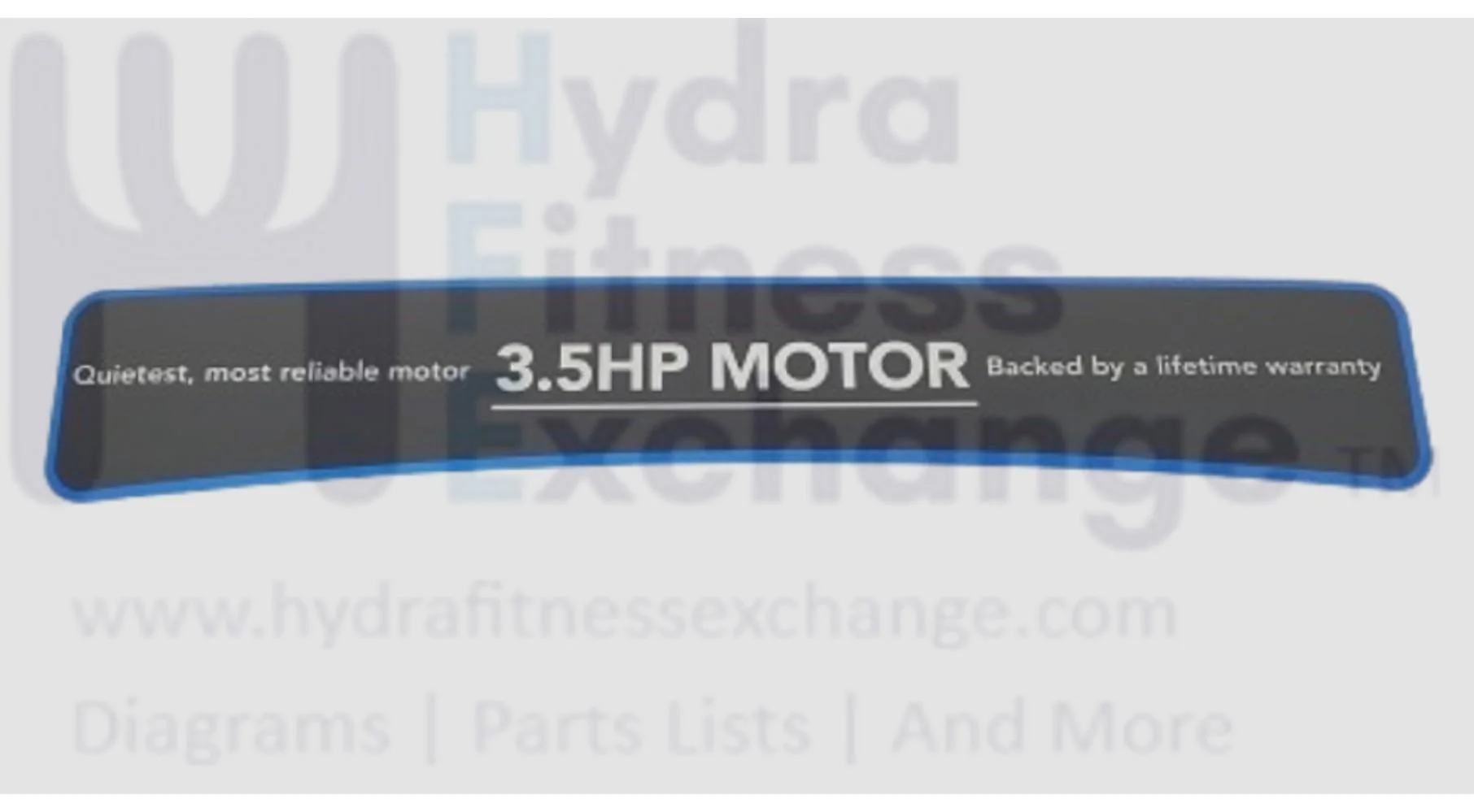 Horizon Fitness TM499 TM746 TM746B TM499B Treadmill Motor Cover Pop Sticker Synthetic Paper 1000430219