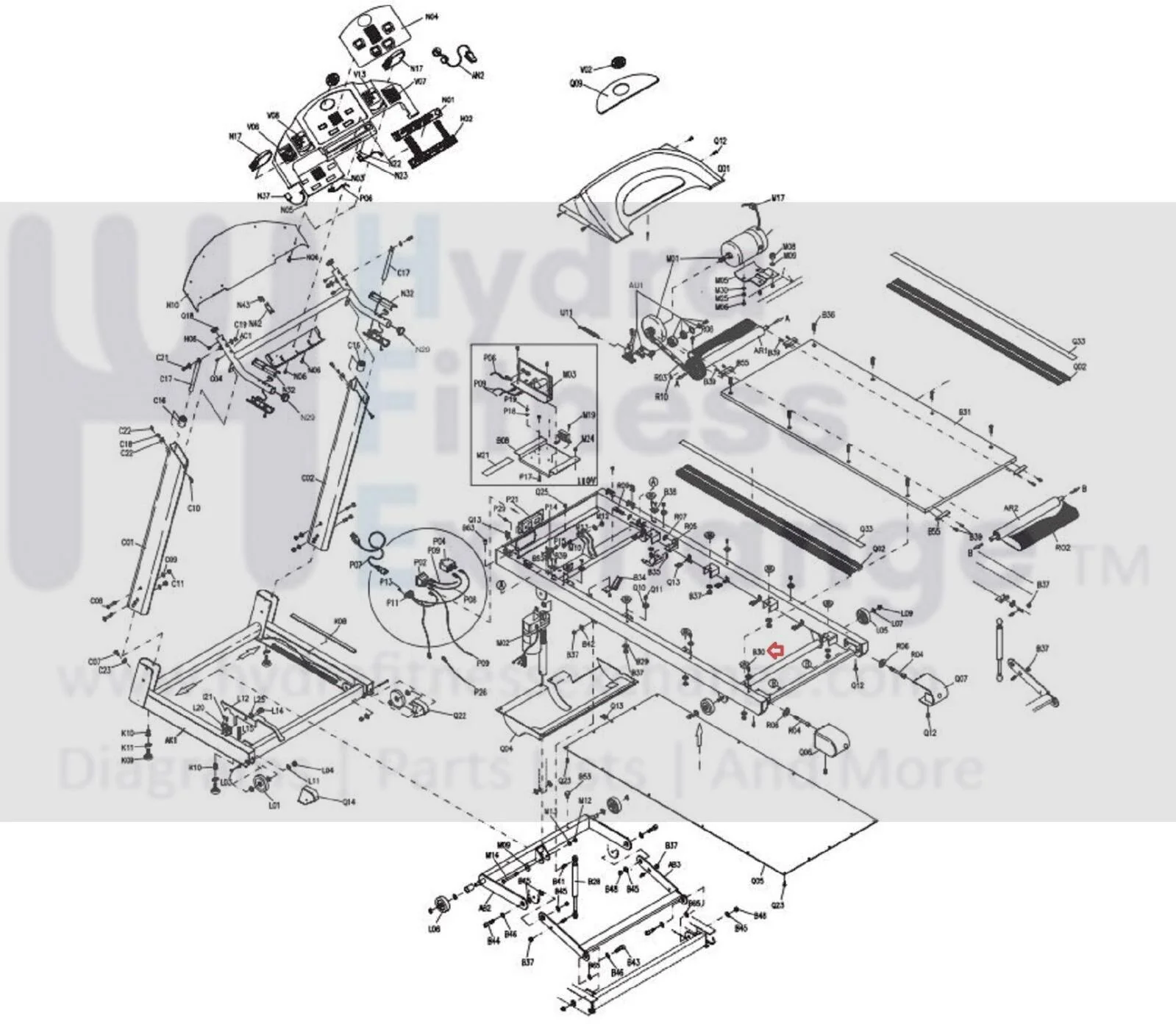 Horizon Fitness TM58 TM363 TM60 TM67C Paragon TM59 Treadmill Elastomer 005248-ZB - Image 2