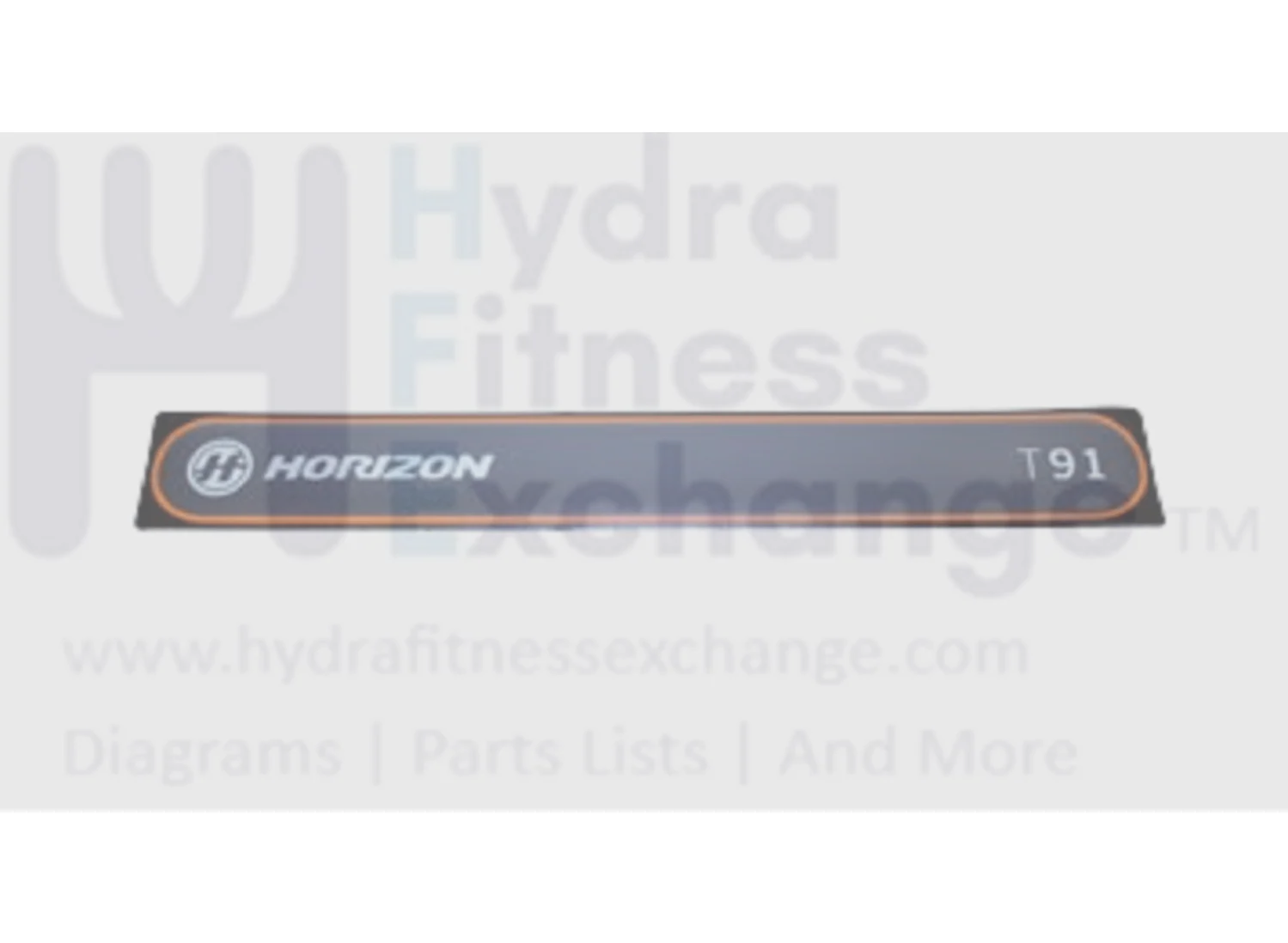 Horizon Fitness TM602 Treadmill Motor Cover Upper Sticker 097670