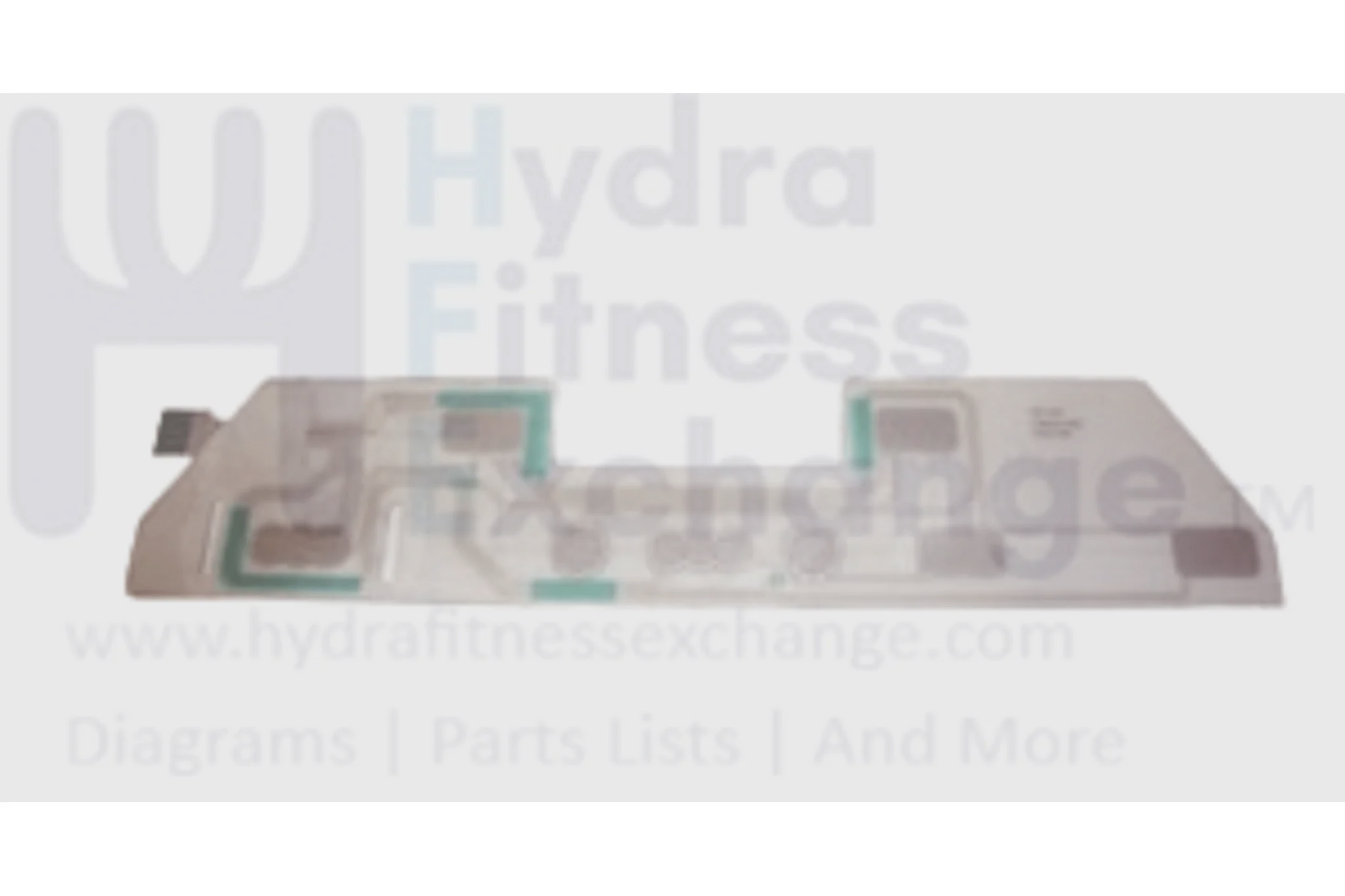 Horizon Fitness TM604 Treadmill Upper Console Membrane Switch 096730