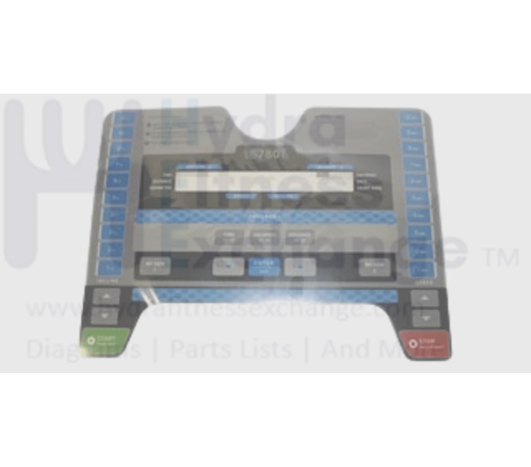 Horizon Fitness TM606 Treadmill Console Overlay Touch Pad Operator 099993