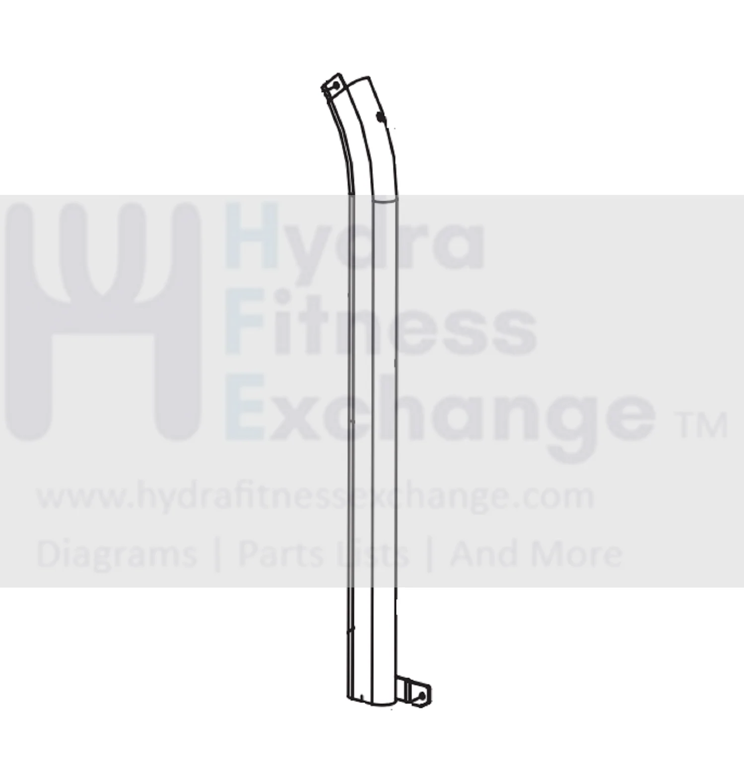 Horizon Fitness TM607 Treadmill Left Console Support Tube 1000092861