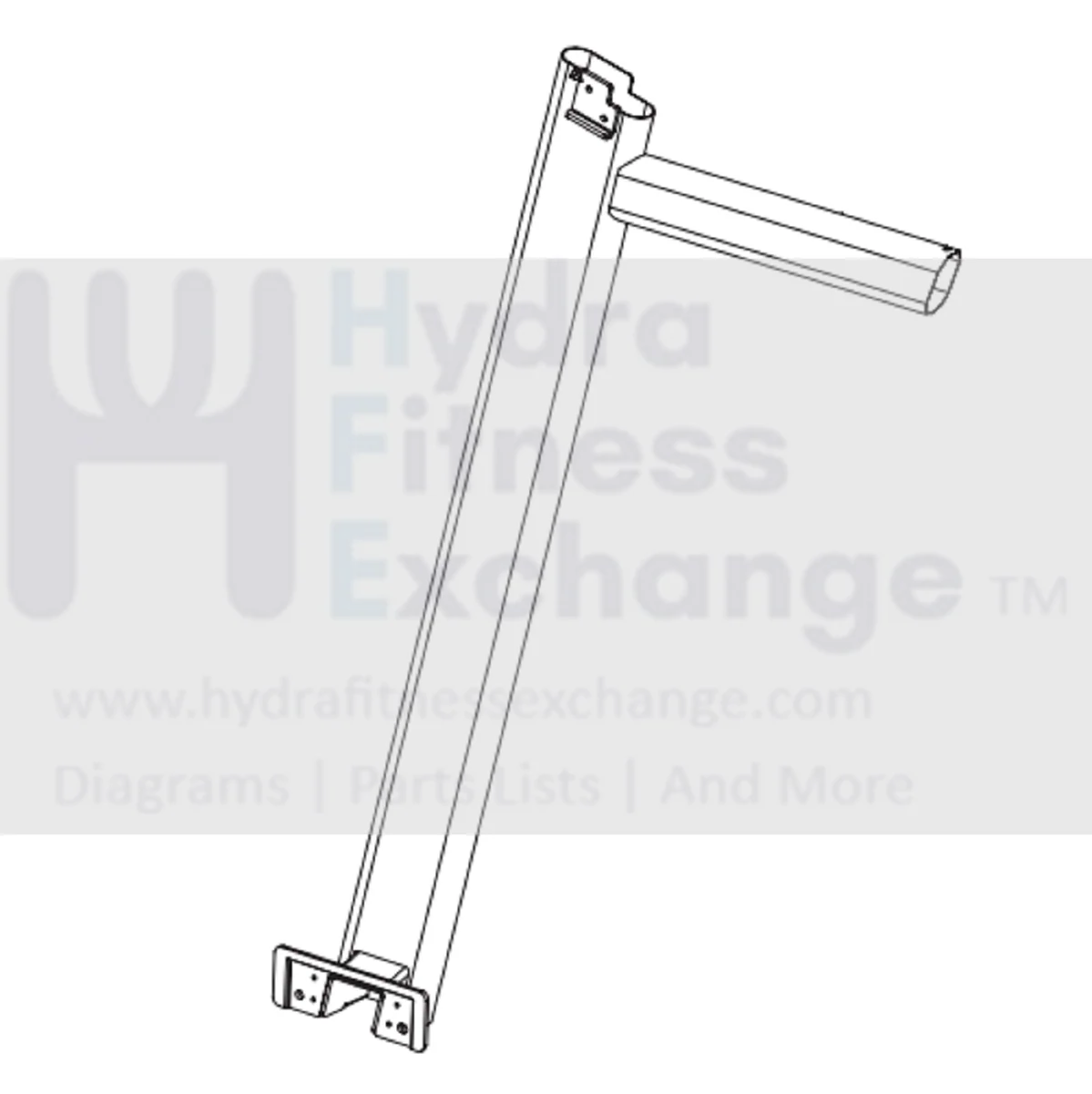 Horizon Fitness TM633 TM622 TM623 Treadmill Right Console Mast Set Semi Assembly 1000102170 - Image 2