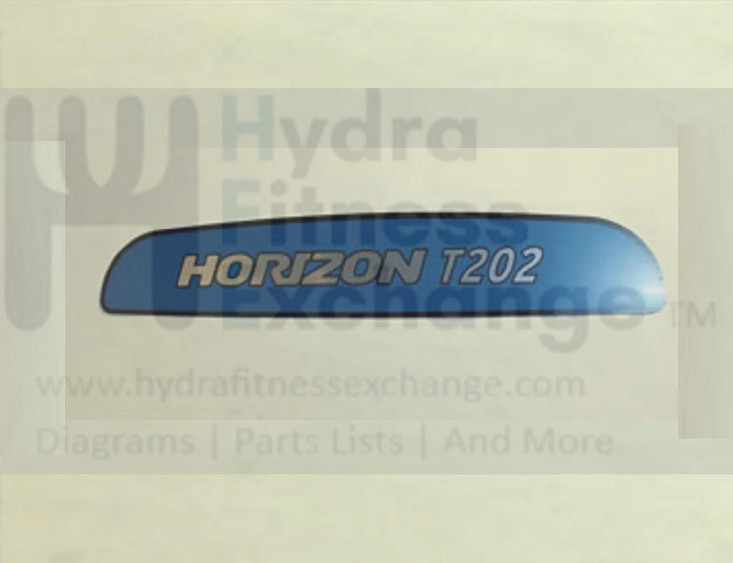 Horizon Fitness TM643 Treadmill Upper Motor Cover Sticker 1000203311 - Image 2