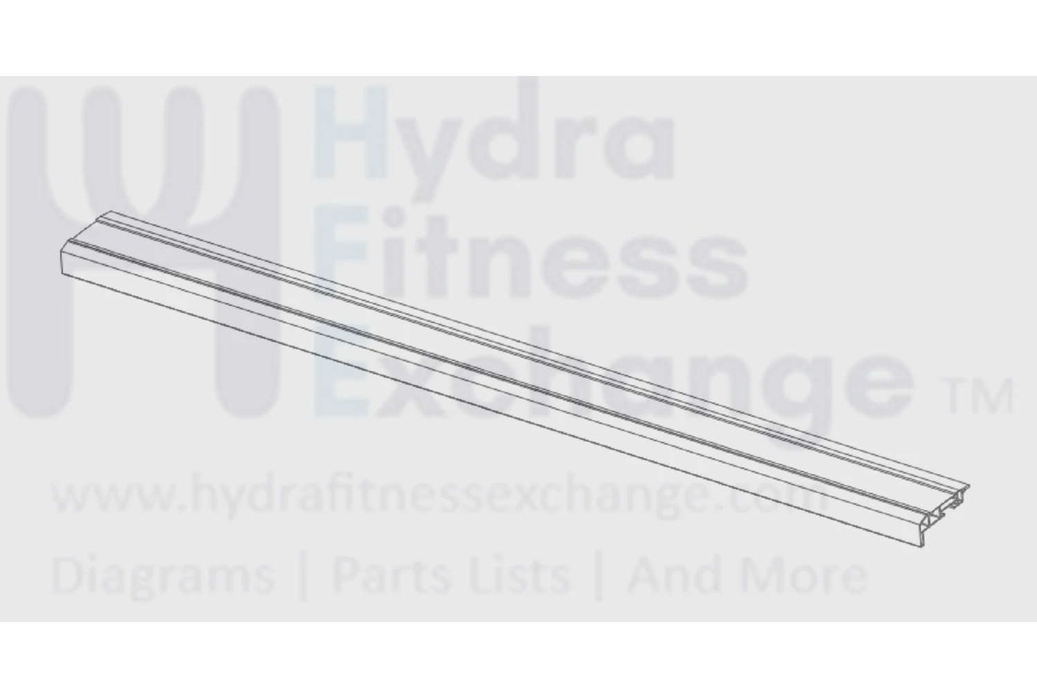 Horizon Fitness TM644 Treadmill Left Side Rail