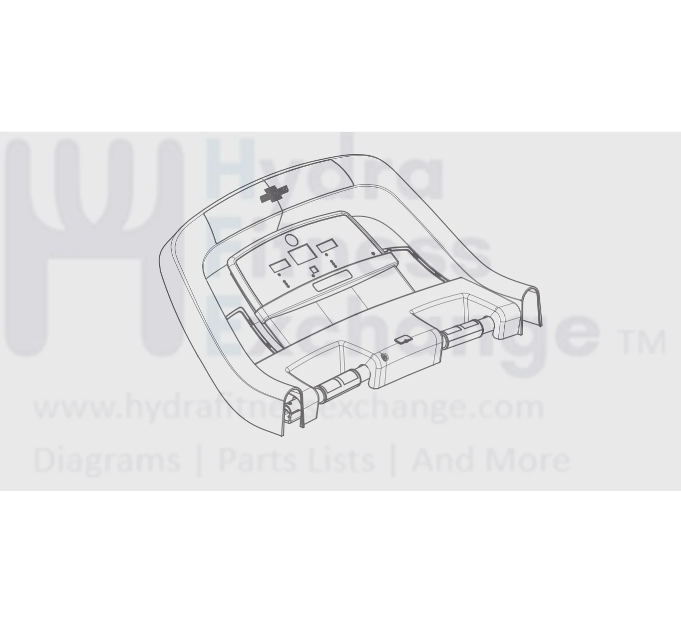 Horizon Fitness TM655 Treadmill Display Console Set Semi Assembly 1000215405