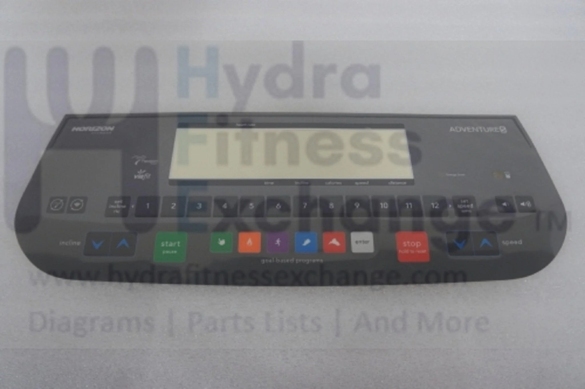 Horizon Fitness TM687 Treadmill Upper English Overlay 1000330668 - Image 2