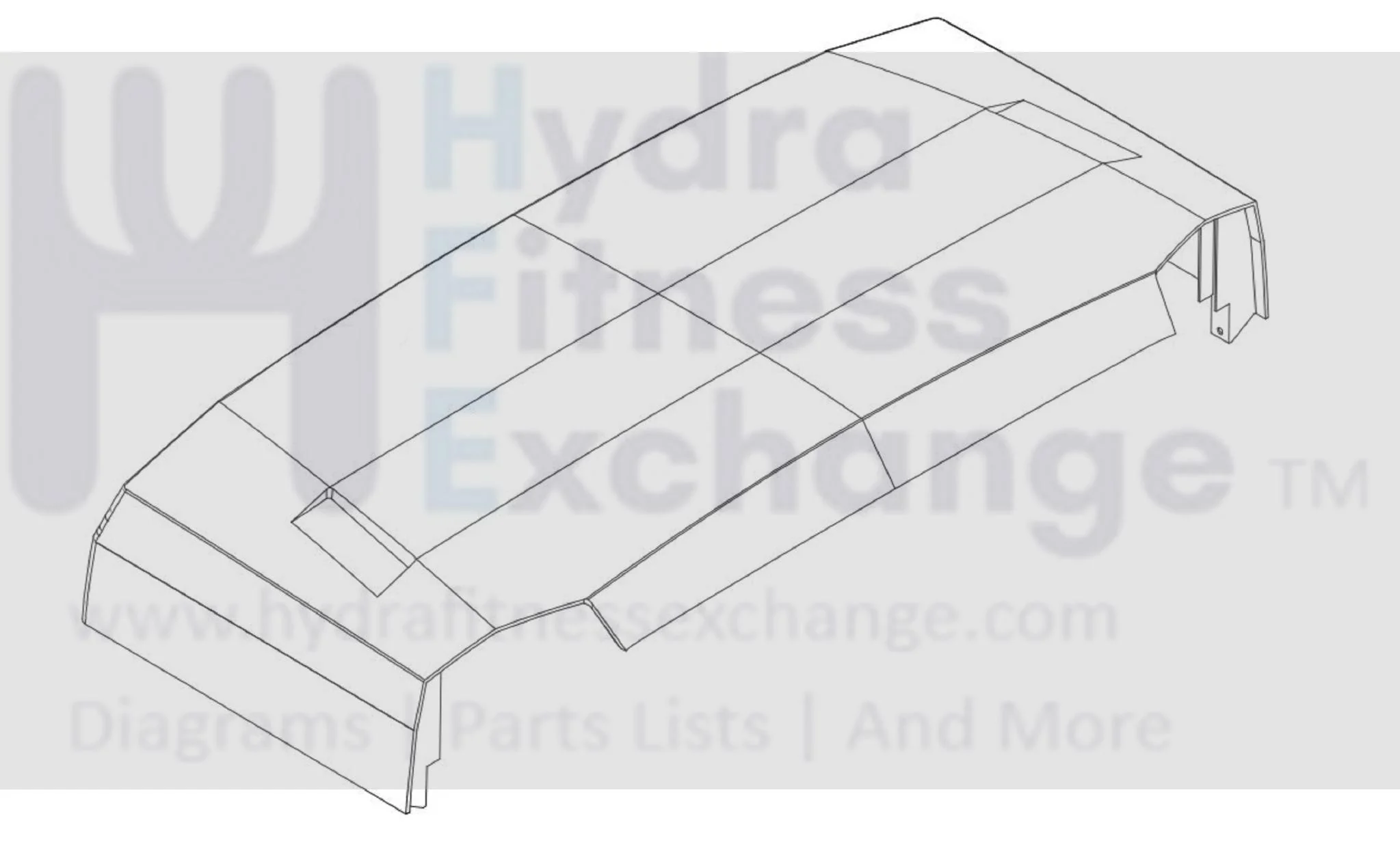 Horizon Fitness Tm688 Adventure 3-02 Treadmill Motor Print Cover Exreawork 1000342952 - Image 2