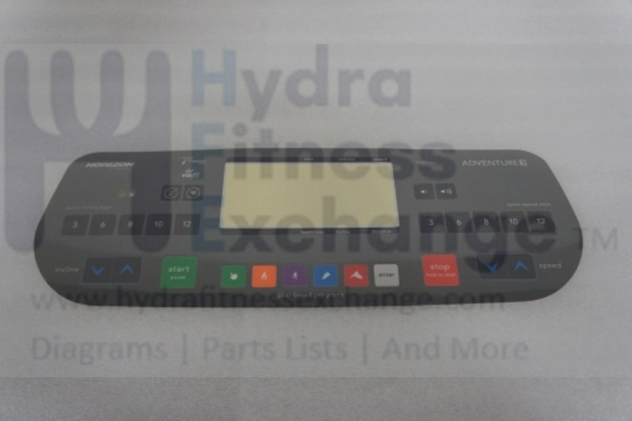Horizon Fitness TM688 Treadmill Upper Overlay 1000331668 - Image 2