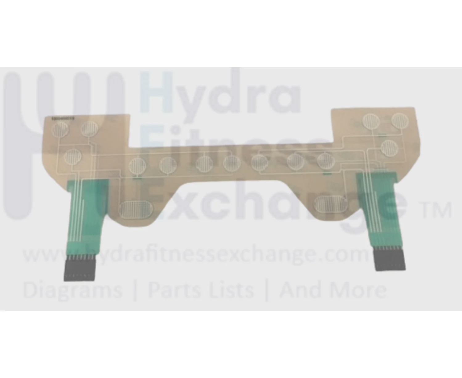 Horizon Fitness Treadmill Console Down Membrane Keypad 1000400015