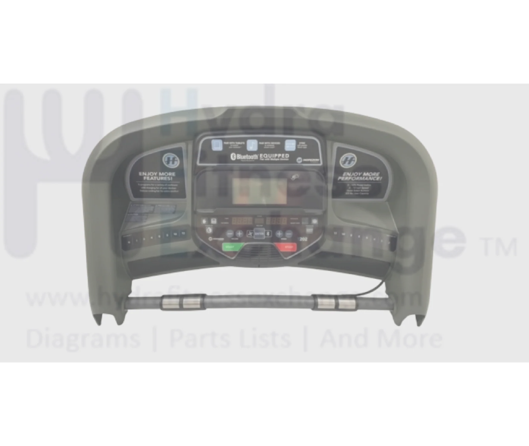 Horizon Fitness TM726 TM492 Treadmill Display Console Set Semi Assembly 1000459389