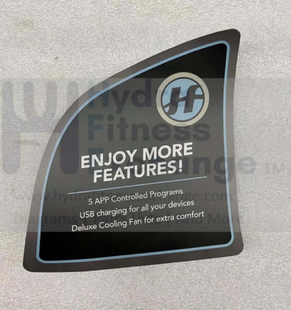 Horizon Fitness TM726 TM492 Treadmill Reading Rack Left Pop Sticker 1000413728 - Image 2