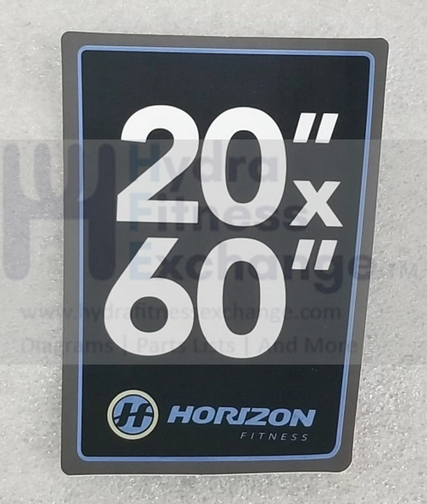 Horizon Fitness Treadmill Right Rear Roller End Cap Pop Sticker 1000413720 - Image 2