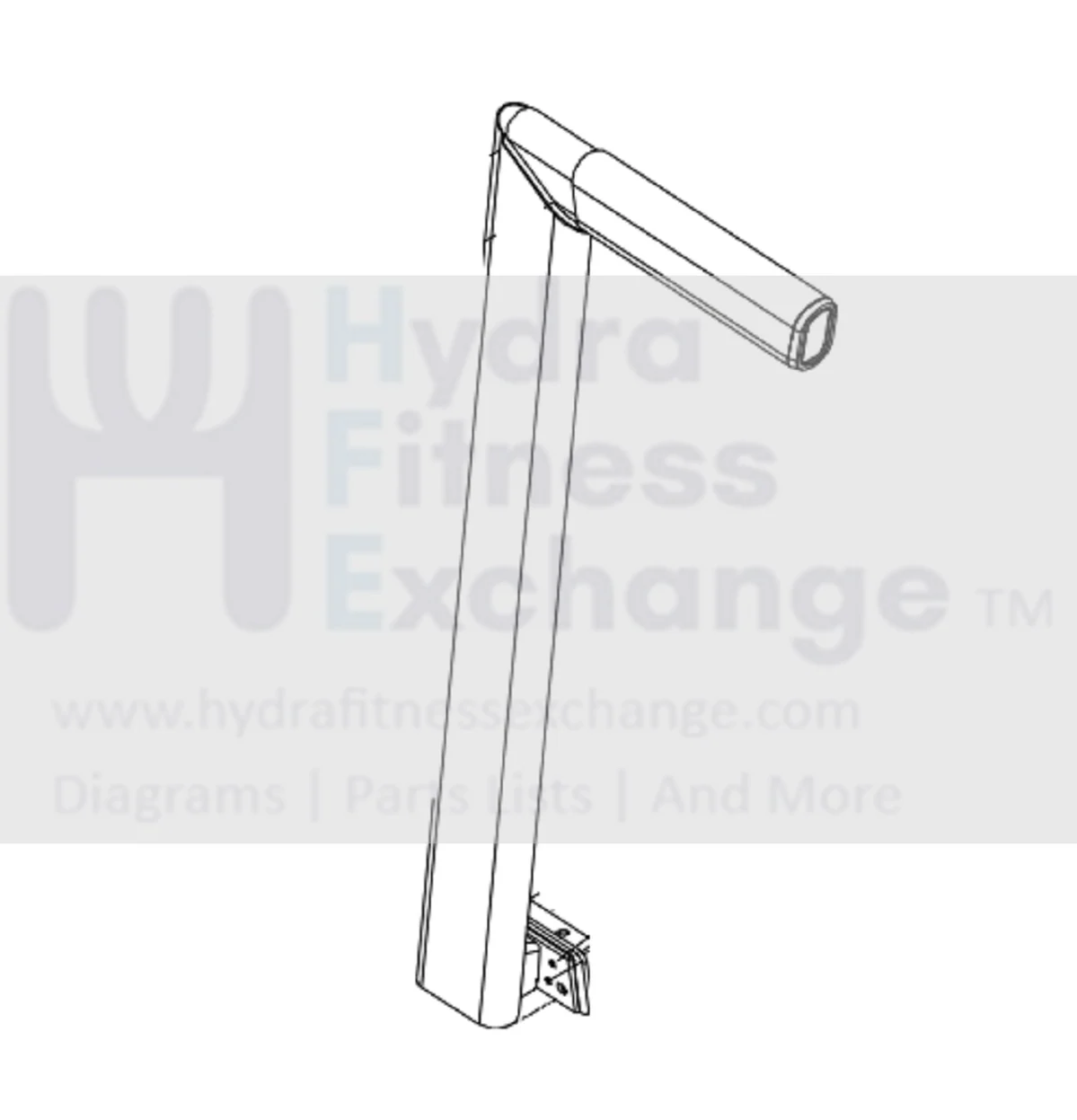 Horizon Fitness T101-5 Treadmill Left Console Mast Set Semi Assembly 1000421937 - Image 2