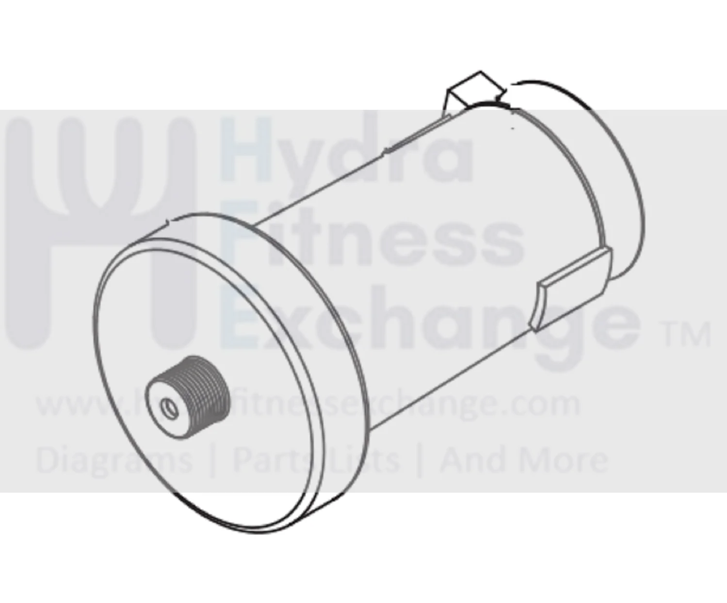 Horizon Fitness TM746 TM499 TM746B TM499B TM499G PTM499G Treadmill Dc Drive Motor Set Semi Assembly with Flywheel 1000443636 - Image 2