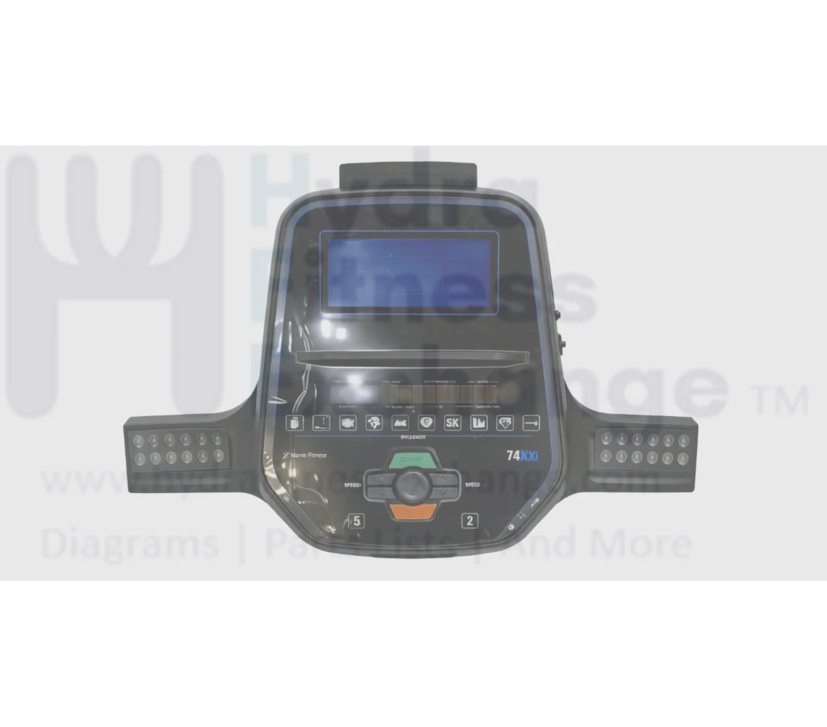 Horizon Fitness Treadmill Display Console Overlay Set Semi Assembly 1000442363