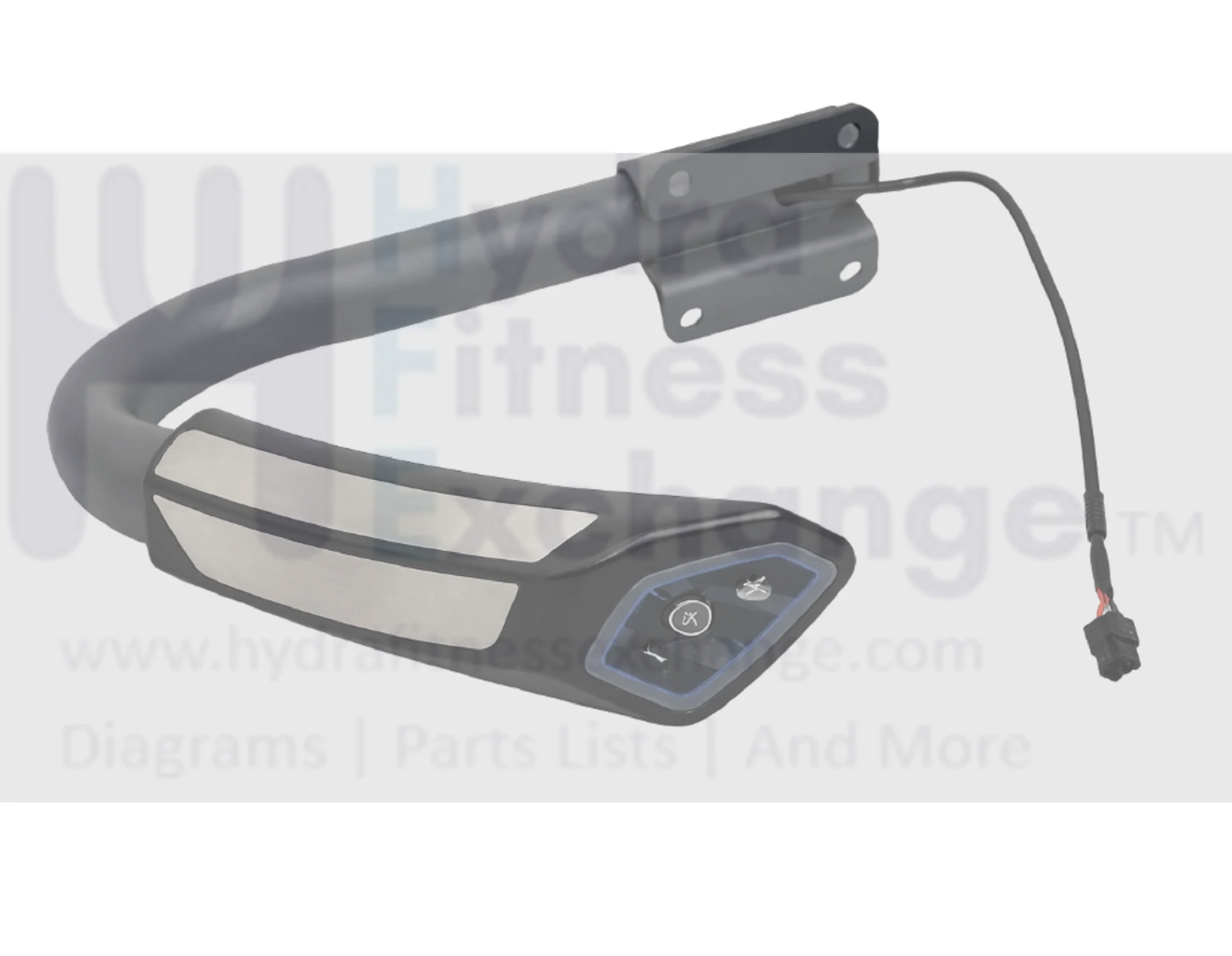 Horizon Fitness TM746 TM499 Treadmill Left Heart Rate Hand Pulse Sensor Grip Set Semi Assembly 1000442181 - Image 2