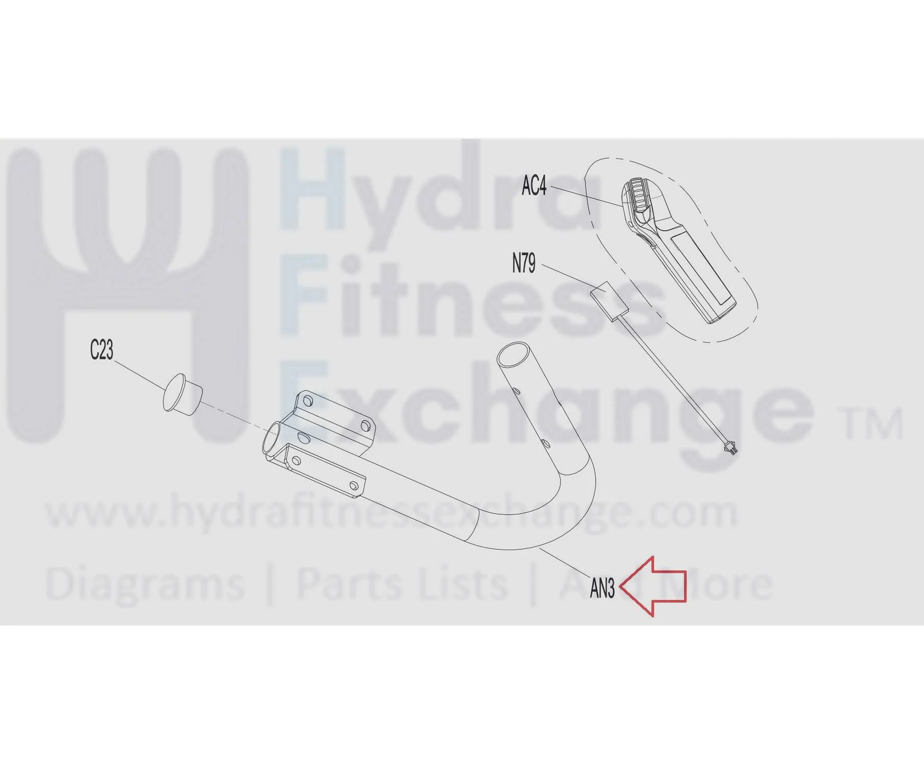 Horizon Fitness TM758 TM1000 TM765 TM1002C TM746B TM499B TM758B TM1000B Treadmill Right Arm Rest Set 1000437809 - Image 2