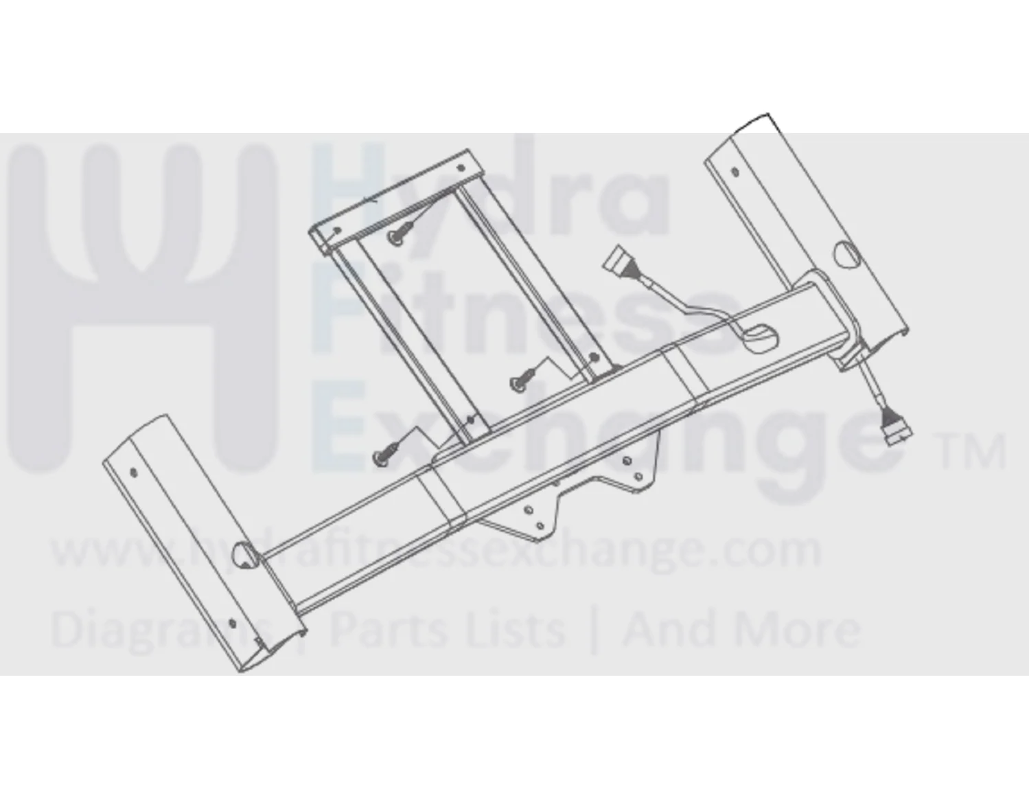 Horizon Fitness TM758B TM1000B TM499B TM746B TM1000 TM758 TM746 TM499 Treadmill Console Base Frame Set 1000429985