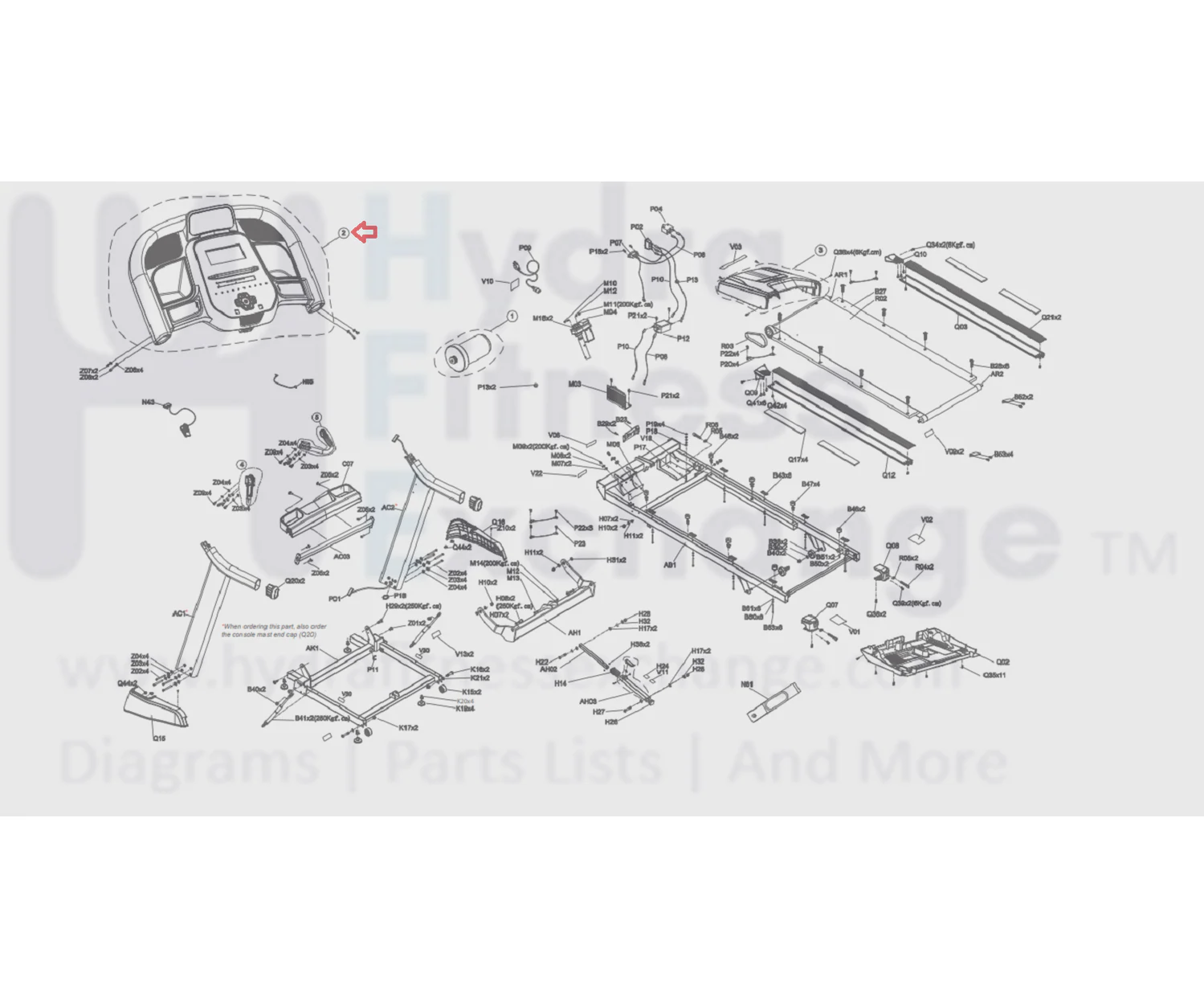 Horizon Fitness TM758B TM1000B Treadmill Display Console set Semi Assembly 1000453637 - Image 3