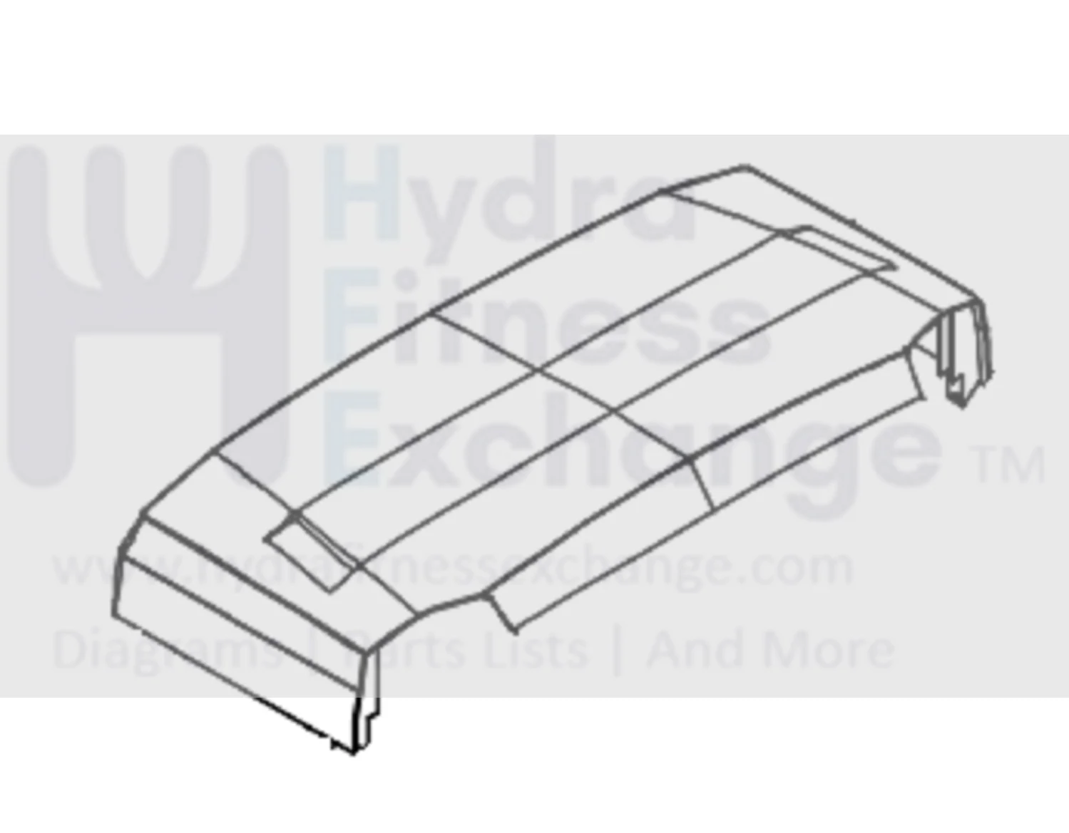 Horizon Fitness TM761 TM1004 Treadmill Motor Hood Shroud Cover 1000444632