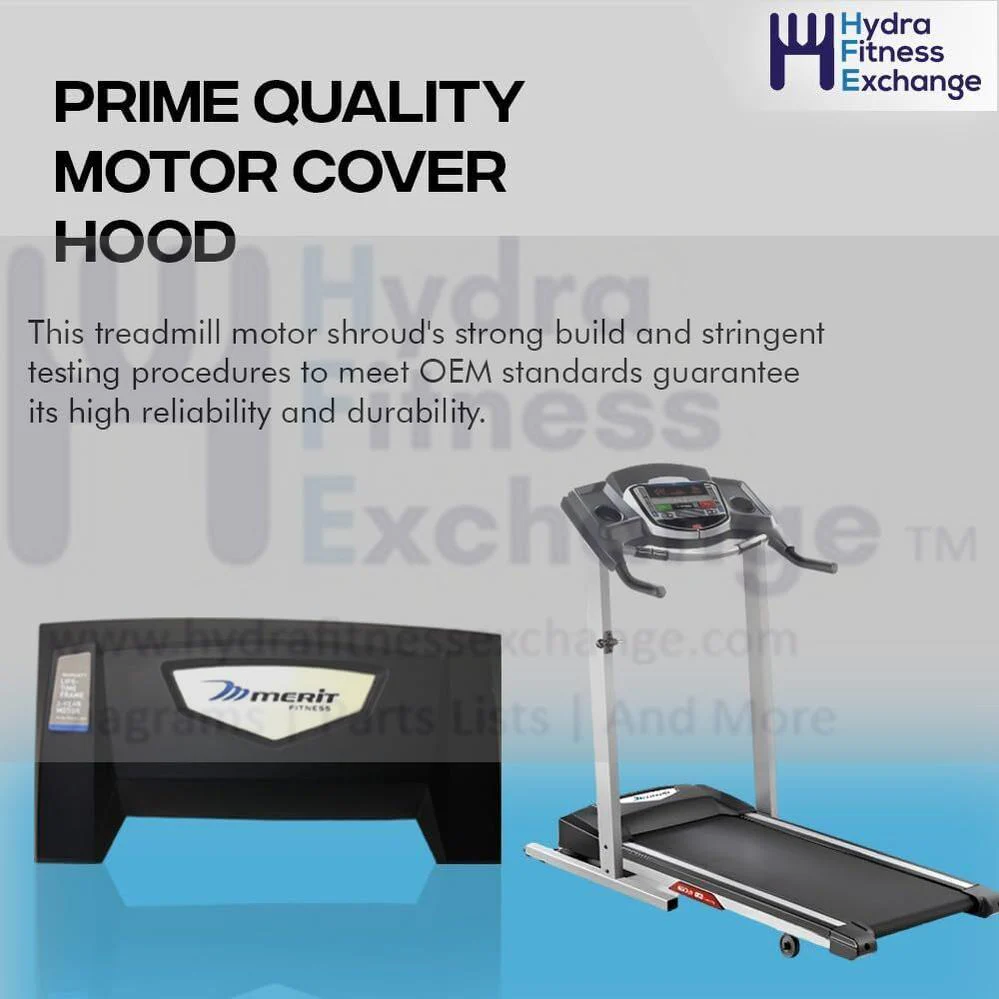 Horizon Fitness TM761 TM1004 Treadmill Motor Hood Shroud Cover 1000444632 - Image 5