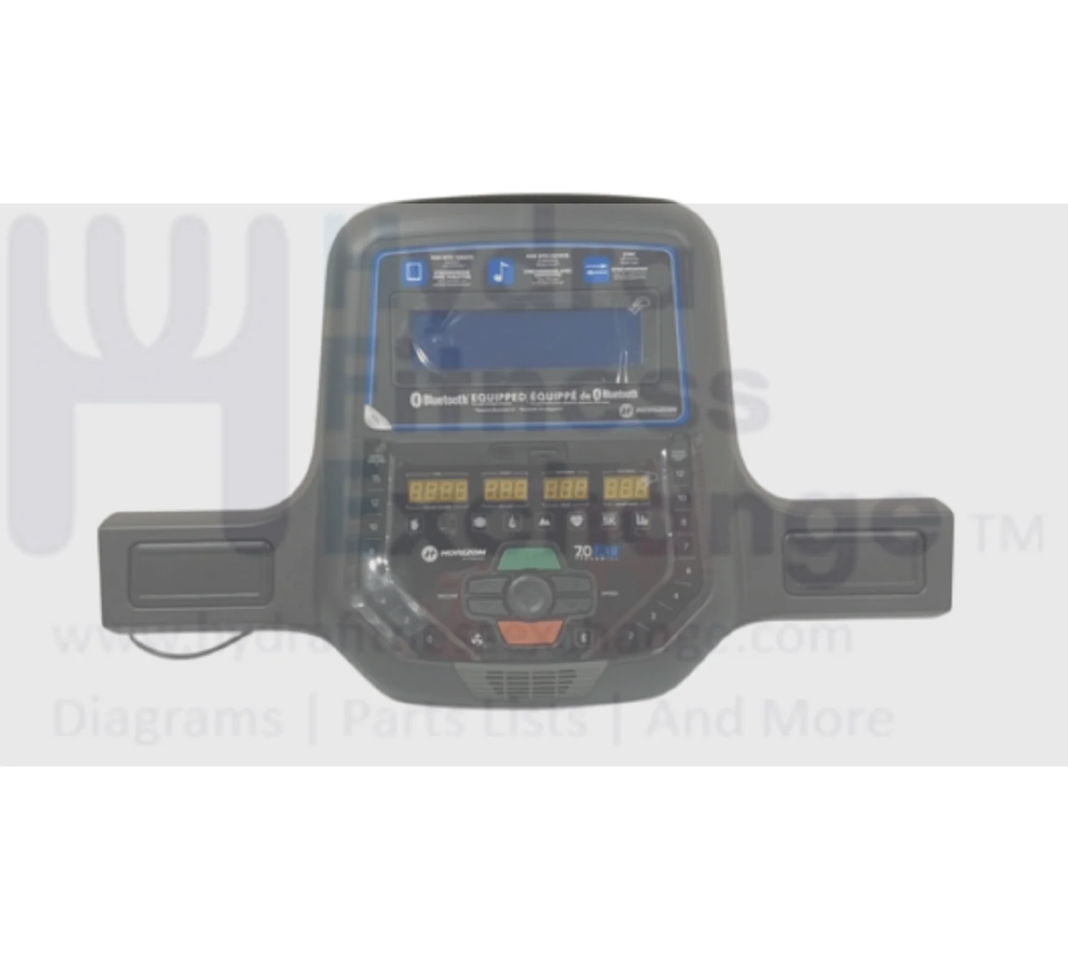 Horizon Fitness TM765 TM1002C Treadmill Display Console Overlay Set Semi Assembly 1000459414
