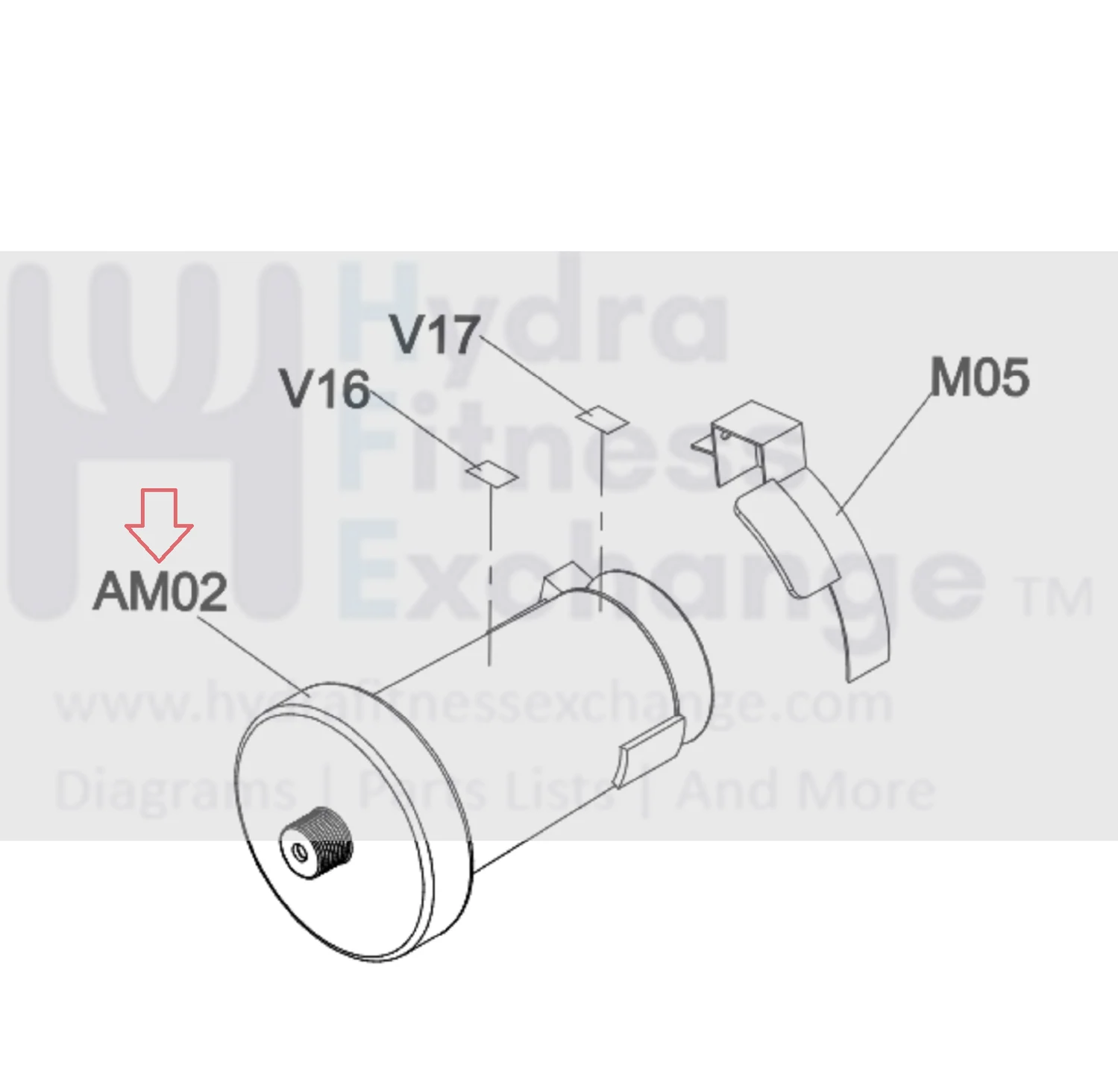 Horizon Fitness Treadmill Dc Drive Motor Set Semi Assembly 1000444919 - Image 2