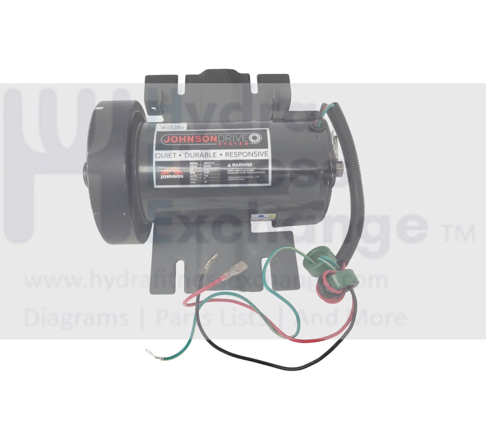 Horizon Fitness Treadmill DC Drive Motor with Flywheel 1000424098 & 1000417920