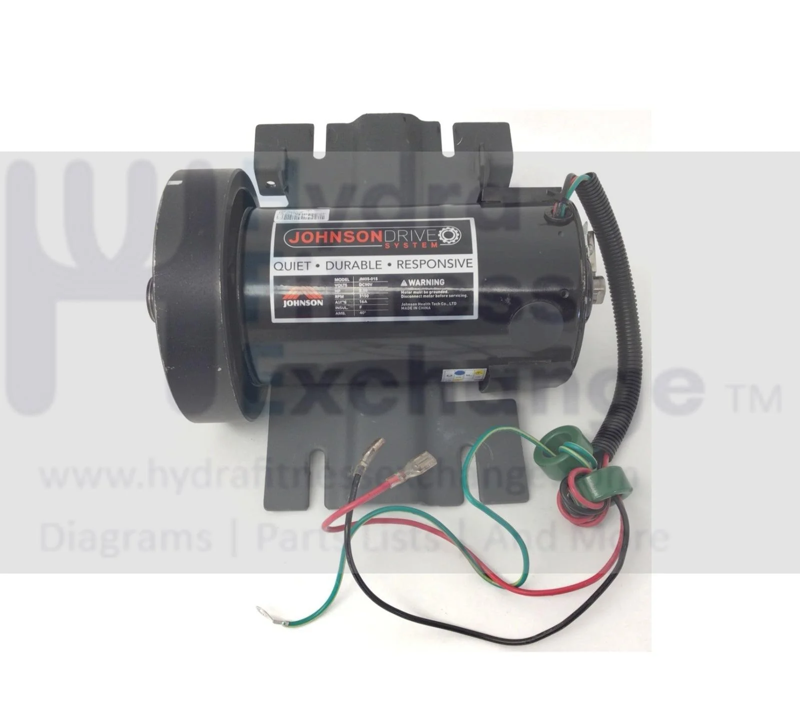 Horizon Fitness Treadmill DC Drive Motor with Flywheel 1000424098 & 1000417920 - Image 2