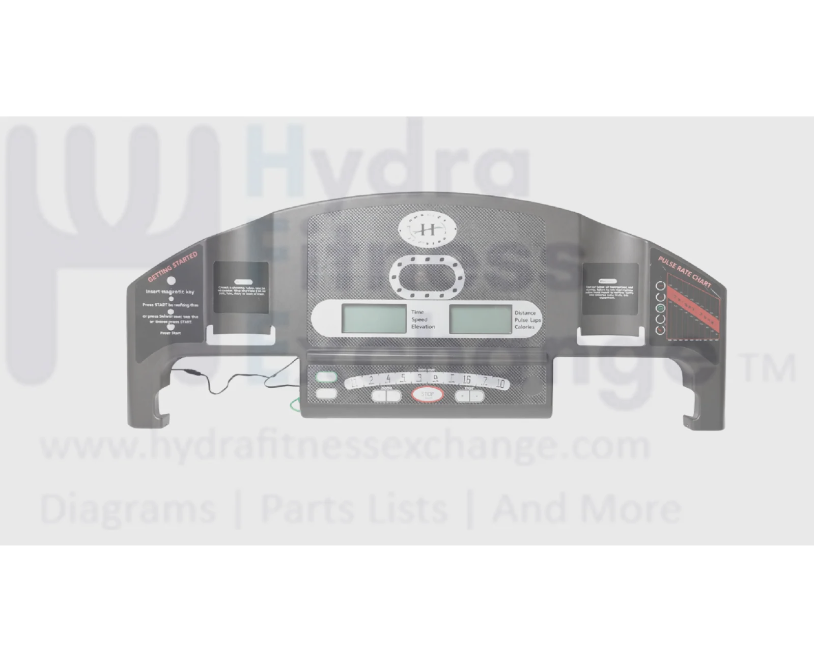 Horizon Fitness Treadmill Display Console Panel 001033-CB & 013557-IF & 002883-A - Image 2