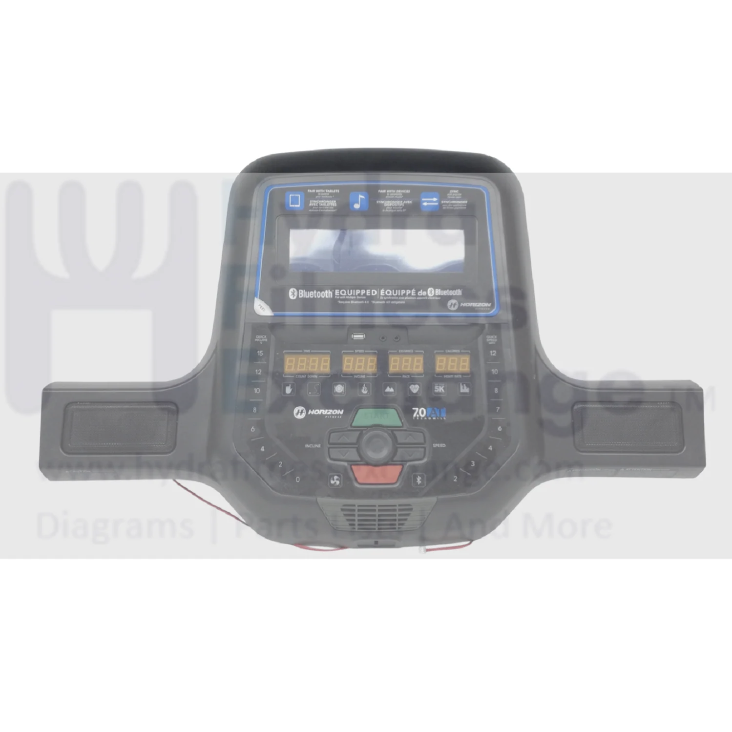 Horizon Fitness Treadmill Display Console Panel 1000453301 & 1000459414