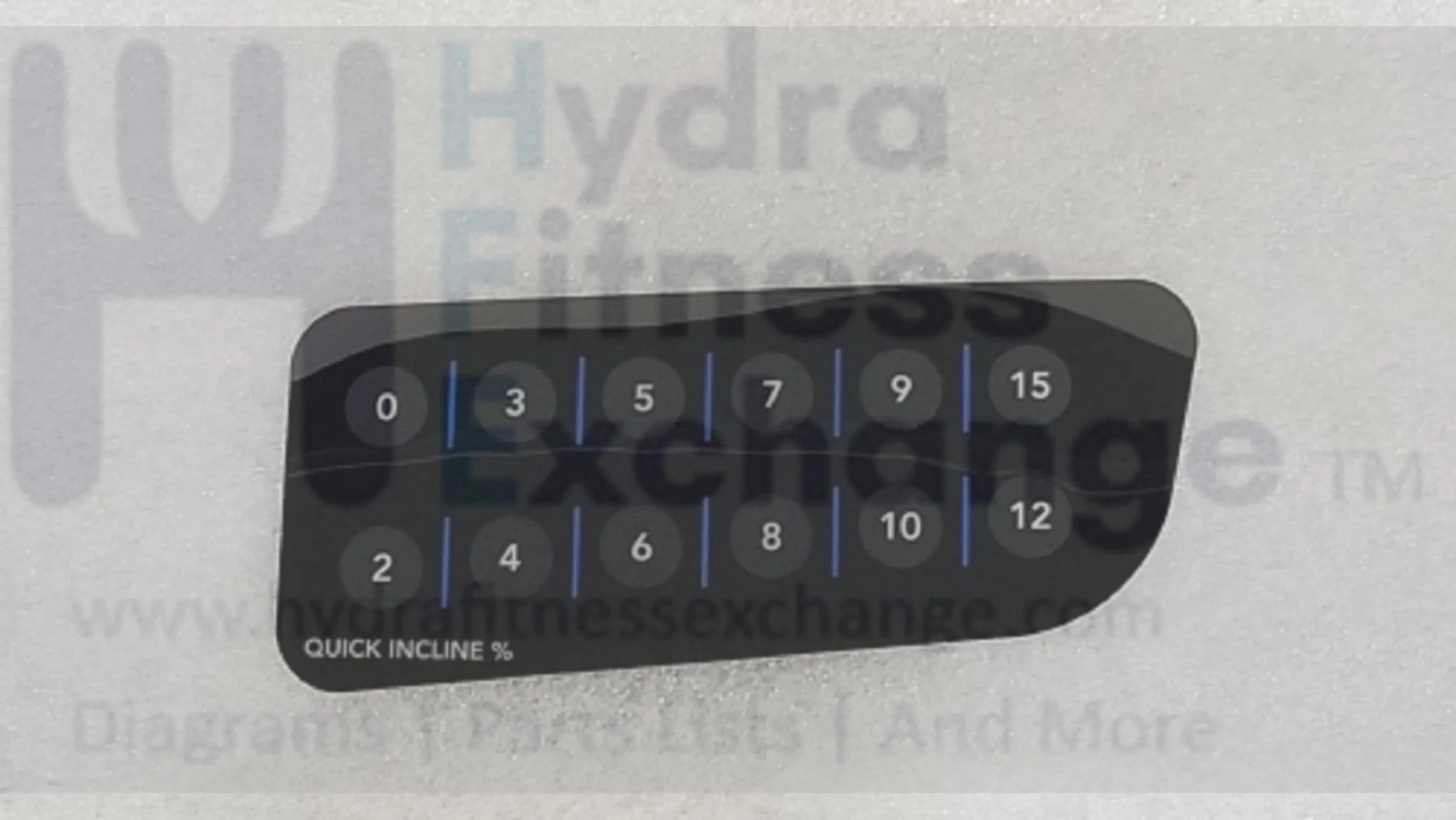Horizon Fitness Treadmill Left Console Overlay Manipulate 1000430837 - Image 2
