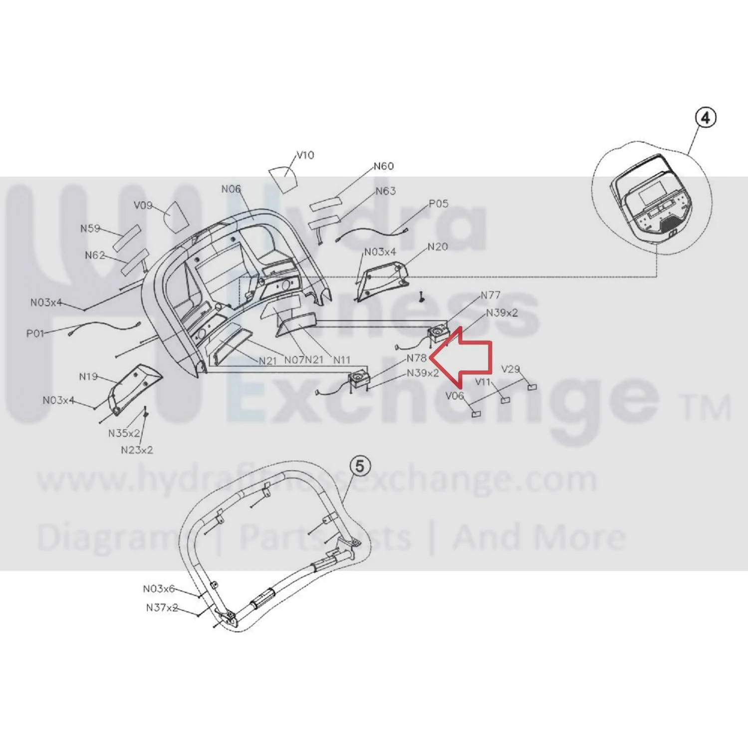 Horizon Fitness Treadmill Left Console Speaker 3W8 1000096516 - Image 2