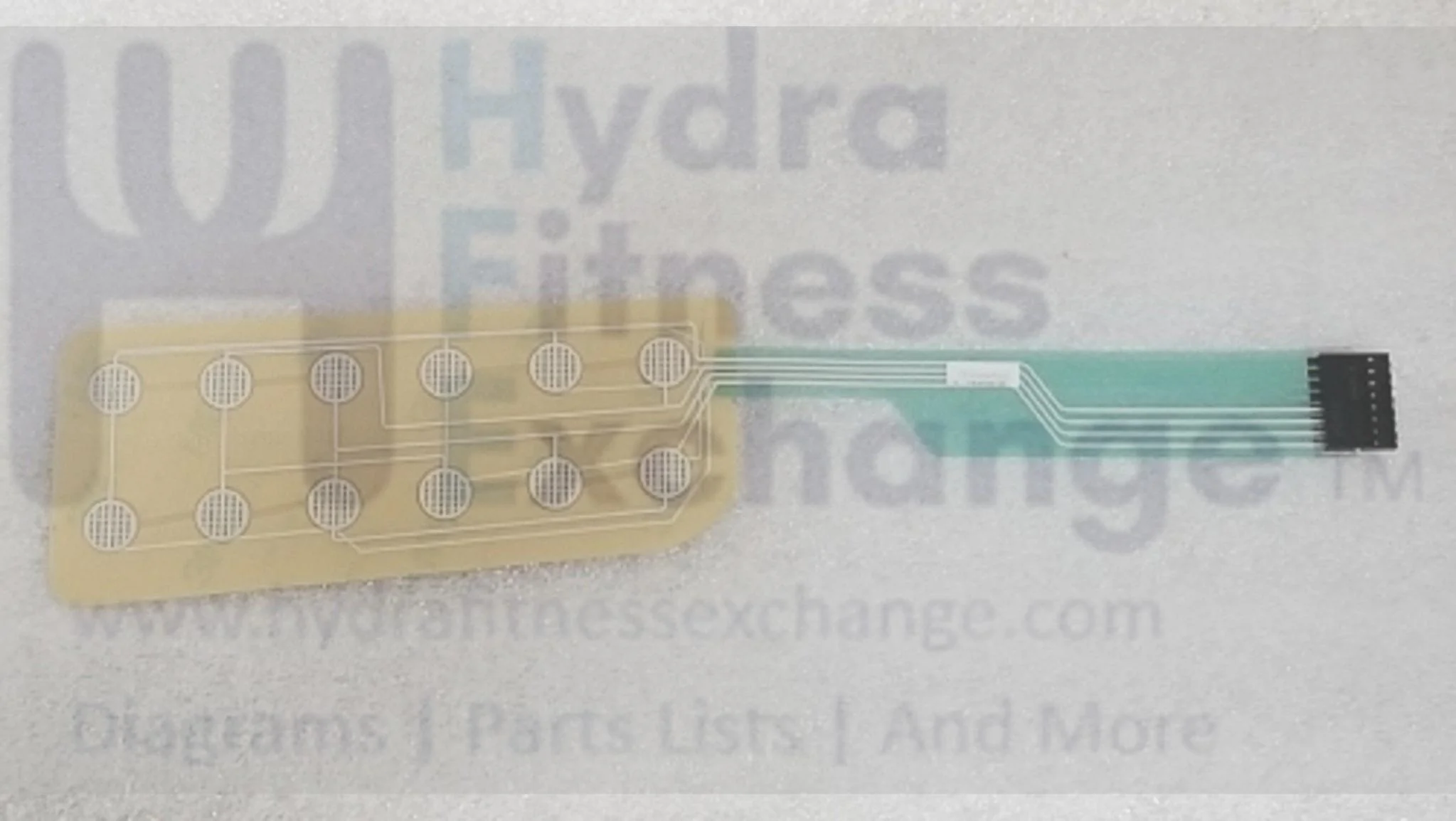Horizon Fitness TM746 TM758 TM758B TM746B TM499G TM1000C Treadmill Left Quick Incline Membrane Keypad 1000430481 - Image 2
