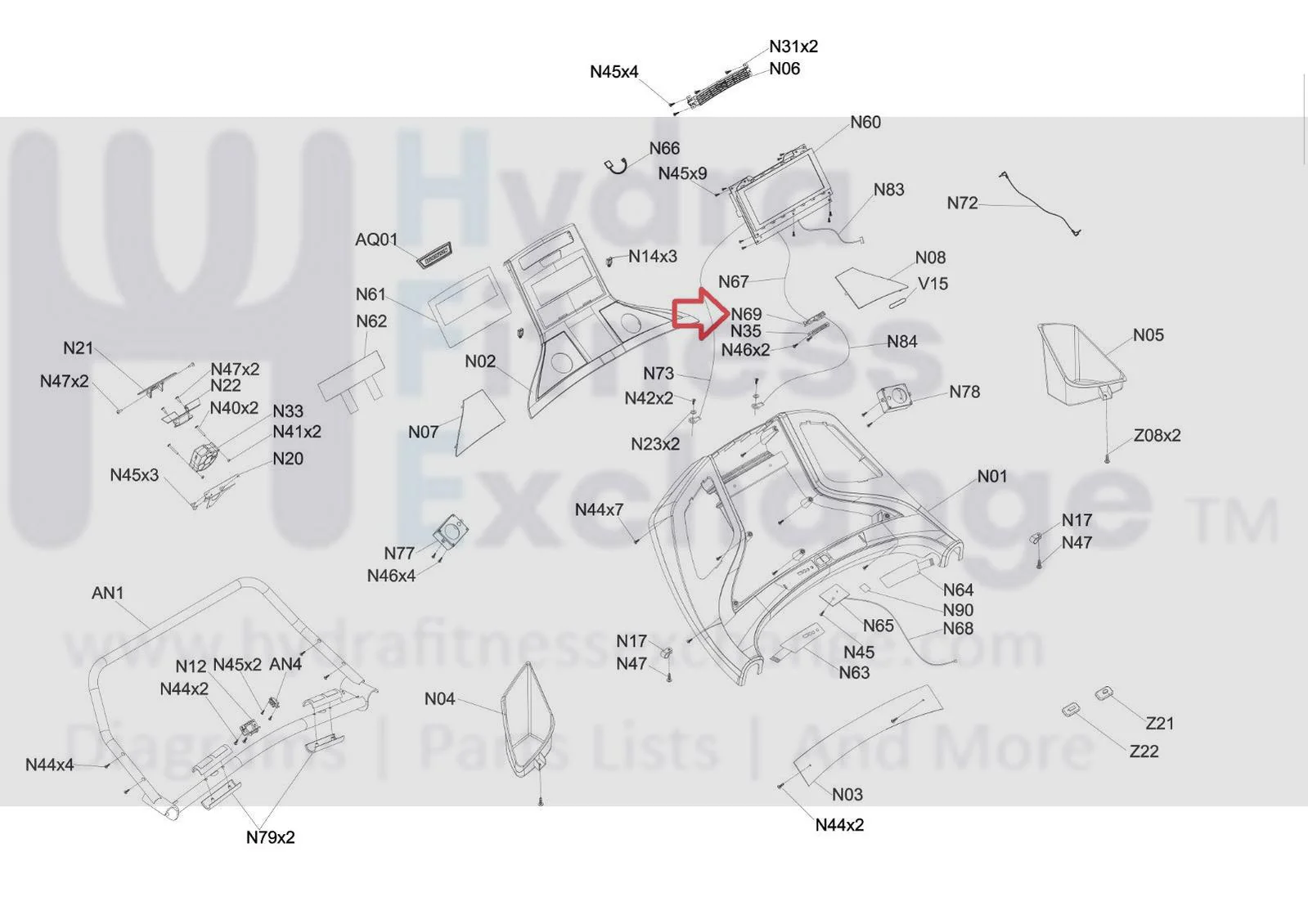 Horizon Fitness Treadmill PCB Module 1000341140 - Image 2
