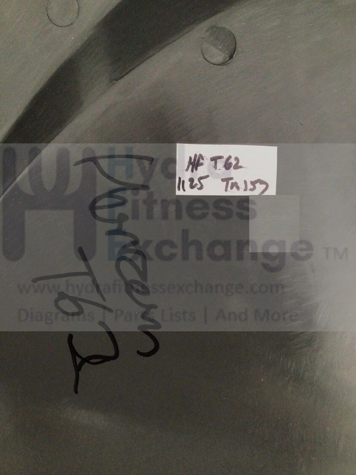 Horizon Fitness Treadmill Upper Motor Cover 000362-CA - Image 3