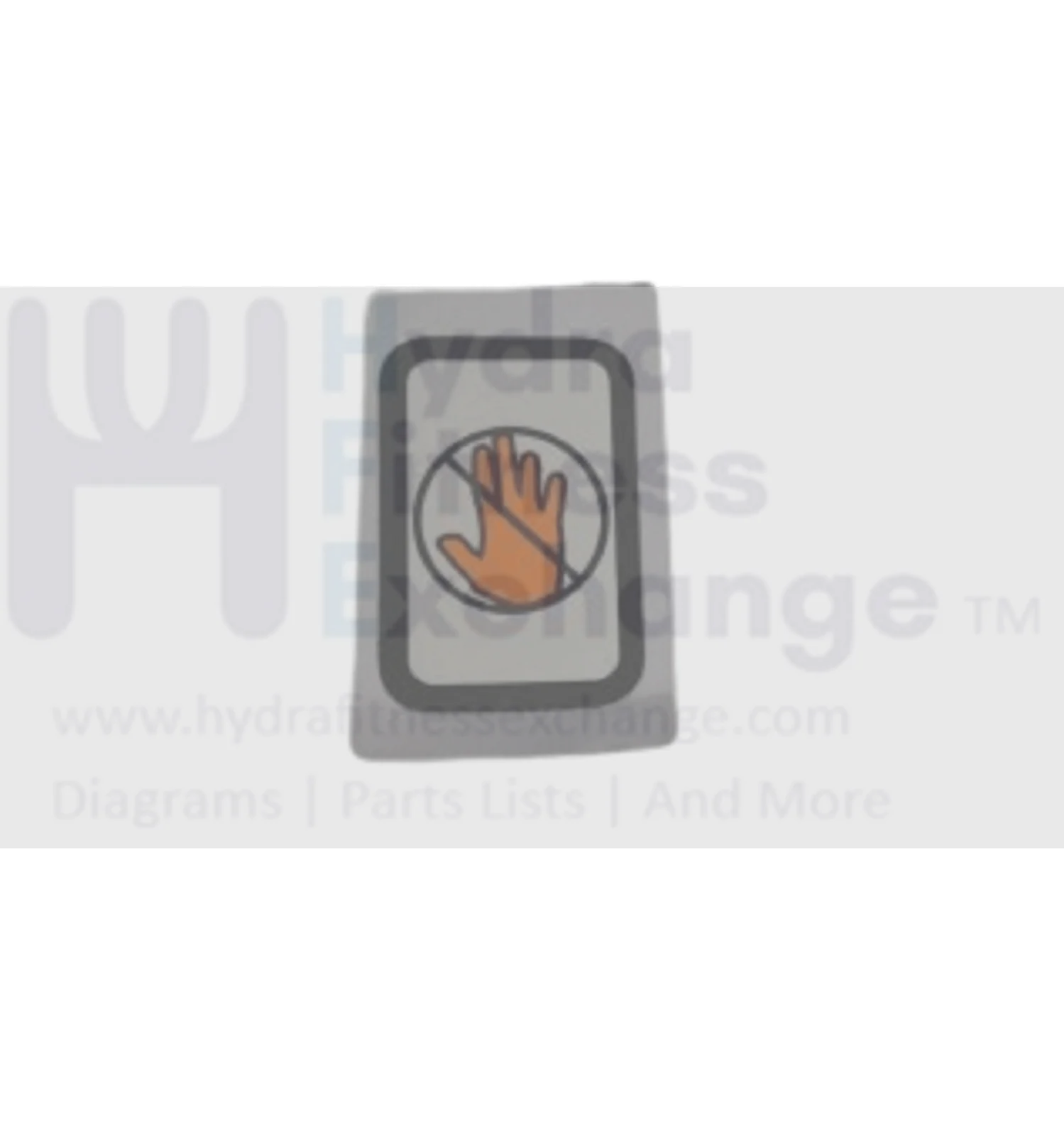 Horizon Fitness Treadmill Digital Disc Decal 006069-AX