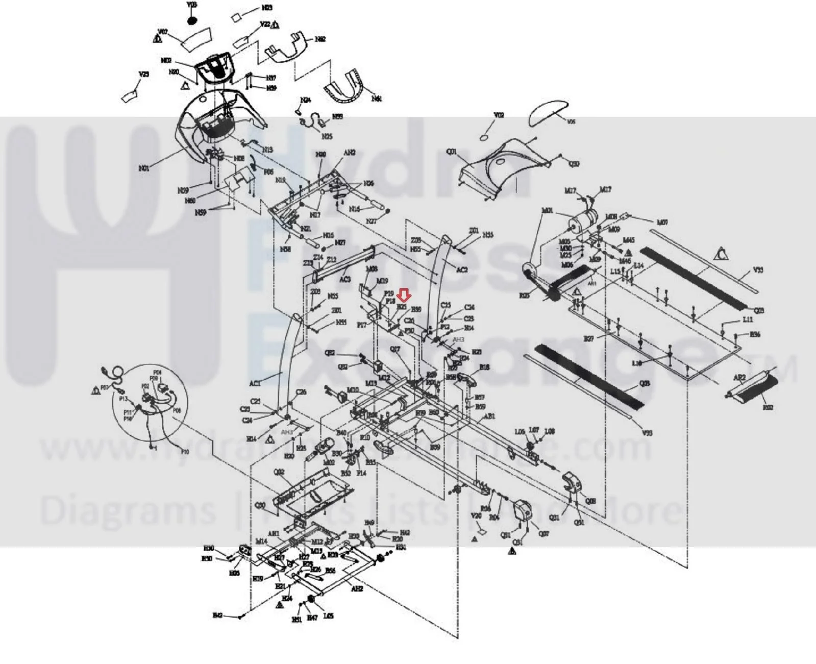 Horizon Smooth AFG Fitness Treadmill Motor Control Board Fixing Plate 007384-E - Image 2