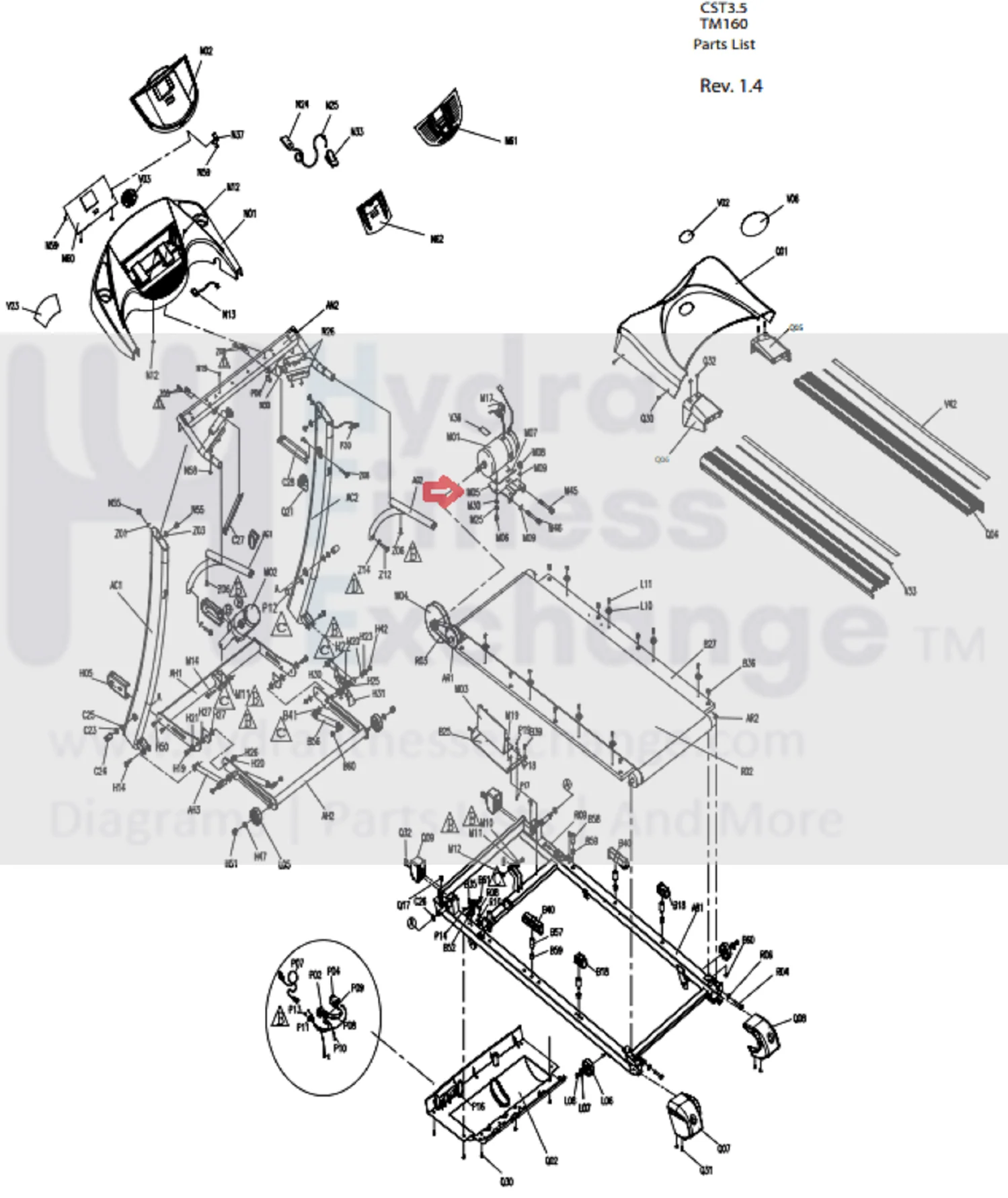 Horizon Smooth Fitness Treadmill Drive Motor Bracket 1000093557 - Image 3