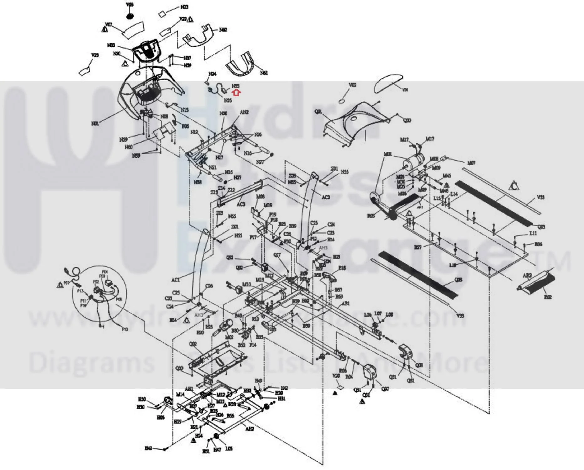 Horizon Smooth Fitness Treadmill Safety Key Set 016167-Z - Image 2