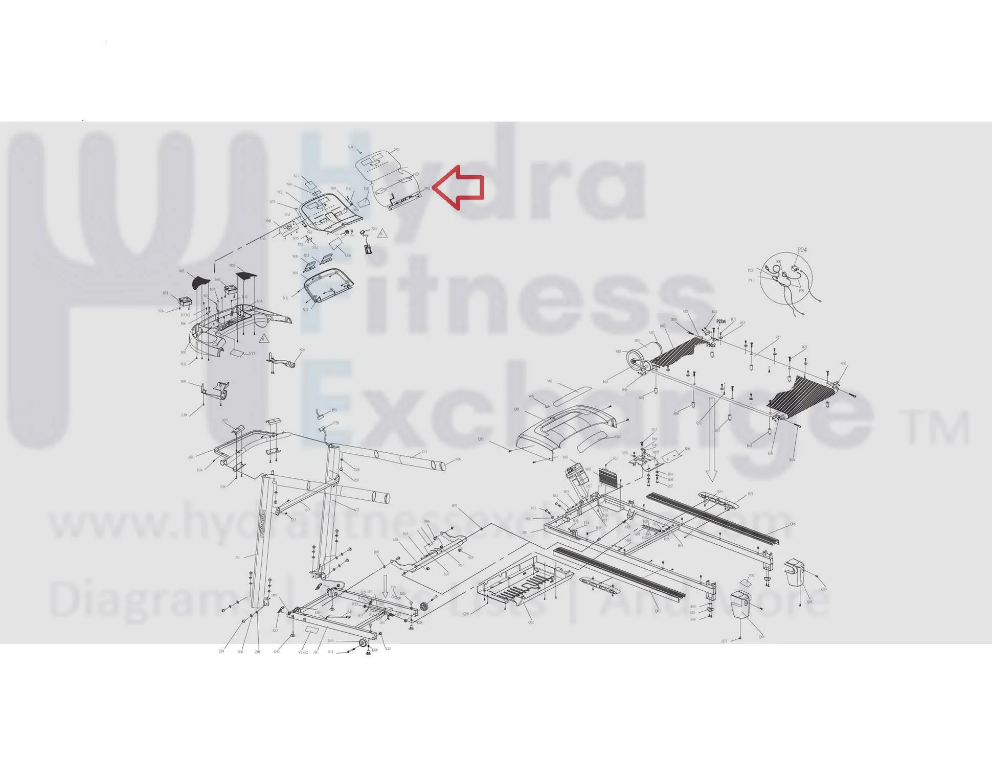 Horizon Tempo Fitness CT5.1 Treadmill English Overlay Manupulate 1000103455 - Image 3