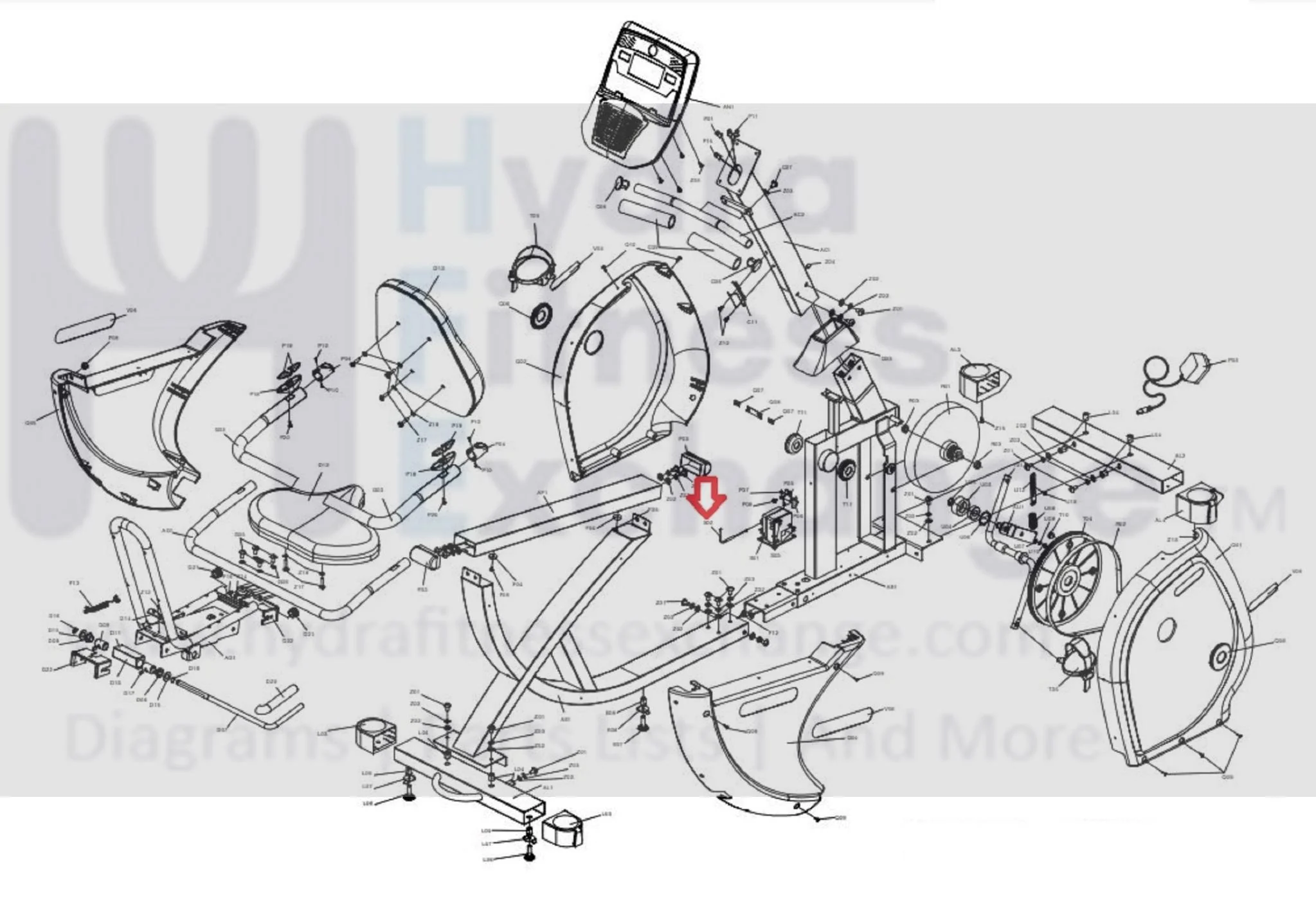 Horizon Tempo Merit Fitness 720B 920B R3 RC30 RC40 B600 Stationary Bike Tension Eddy Brake Cable 059105-A - Image 2