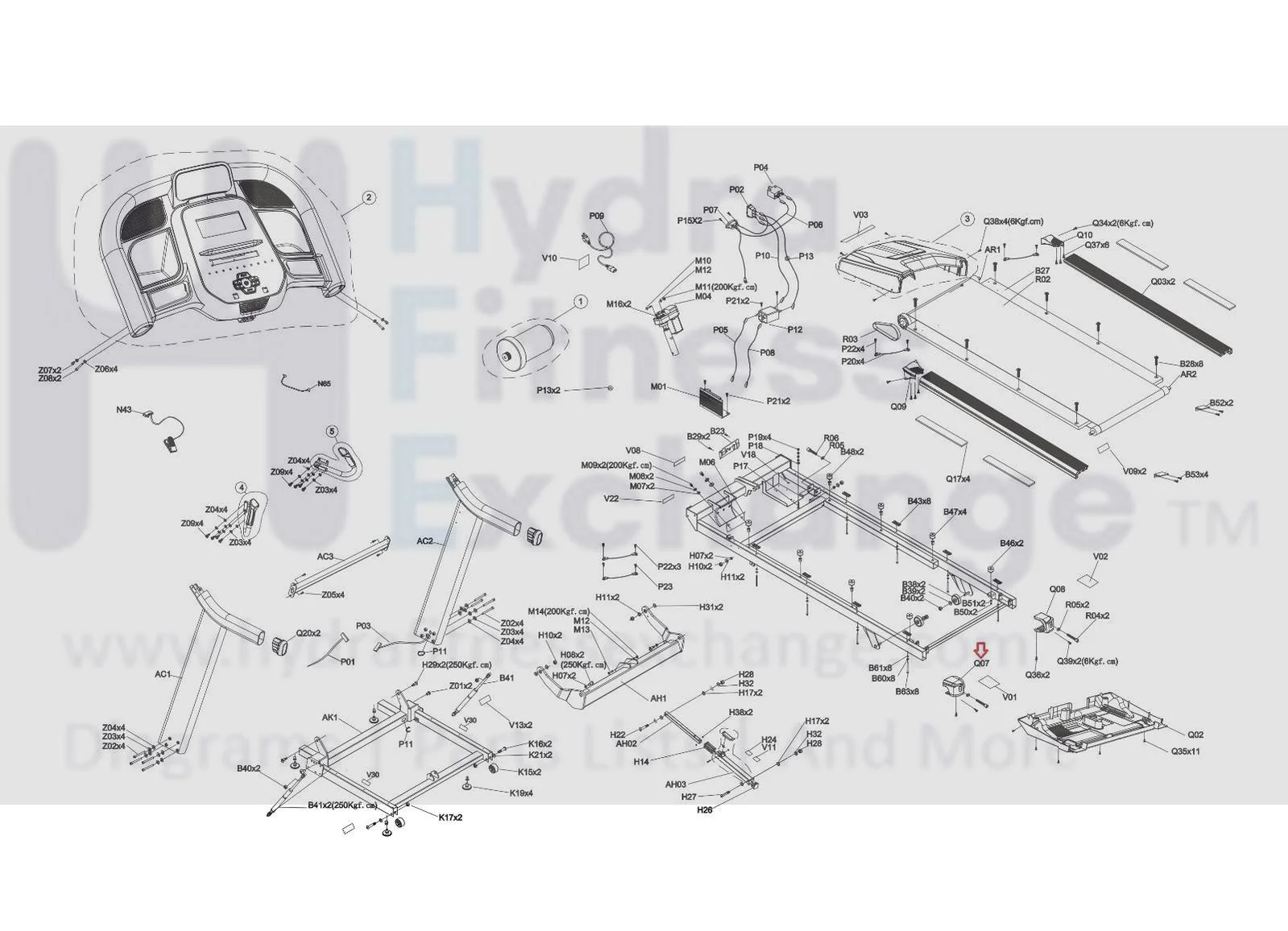 Horizon TM499 TM746B TM499G PTM499G TM499B Treadmill Left Rear Endcap 1000388591 - Image 3
