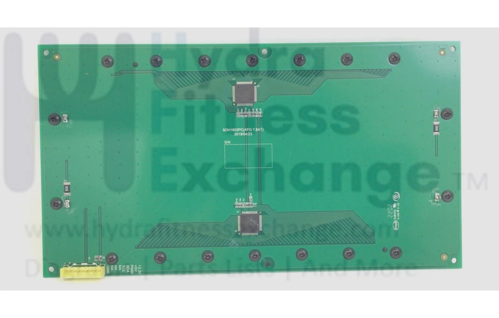Hydra Fitness Exchange Display Console Electronic Board MFR-SDH1803PC 100436902 - Image 2